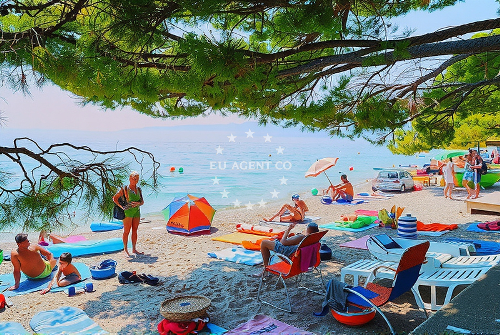 Additional view of Soline Beach in Frankopanska 5, Brela