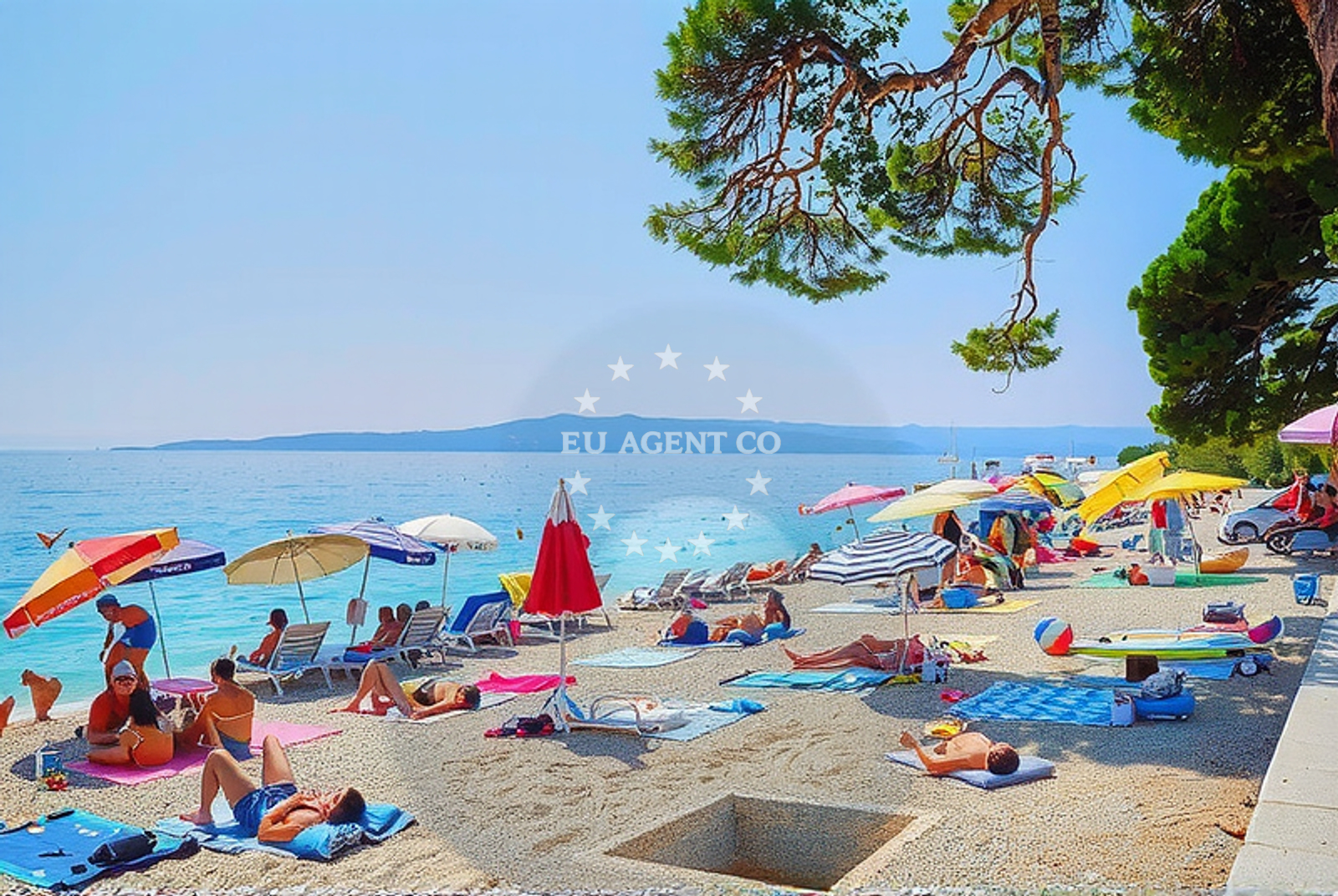 Additional view of Soline Beach in Frankopanska 5, Brela