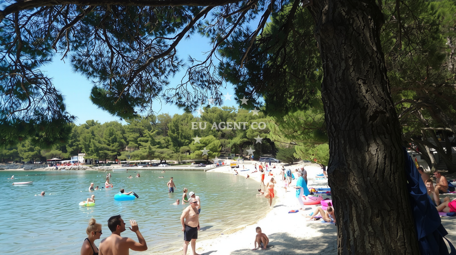 Additional view of Soline beach in Vrboska 184, Vrboska