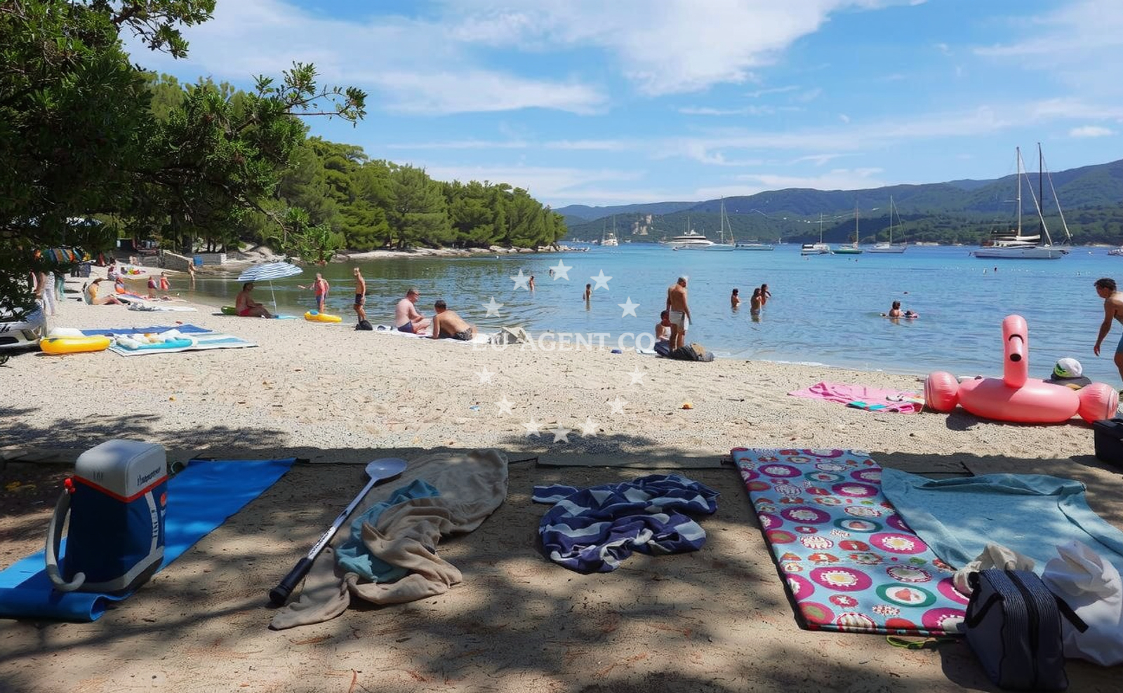 Additional view of Soline beach in Vrboska 184, Vrboska