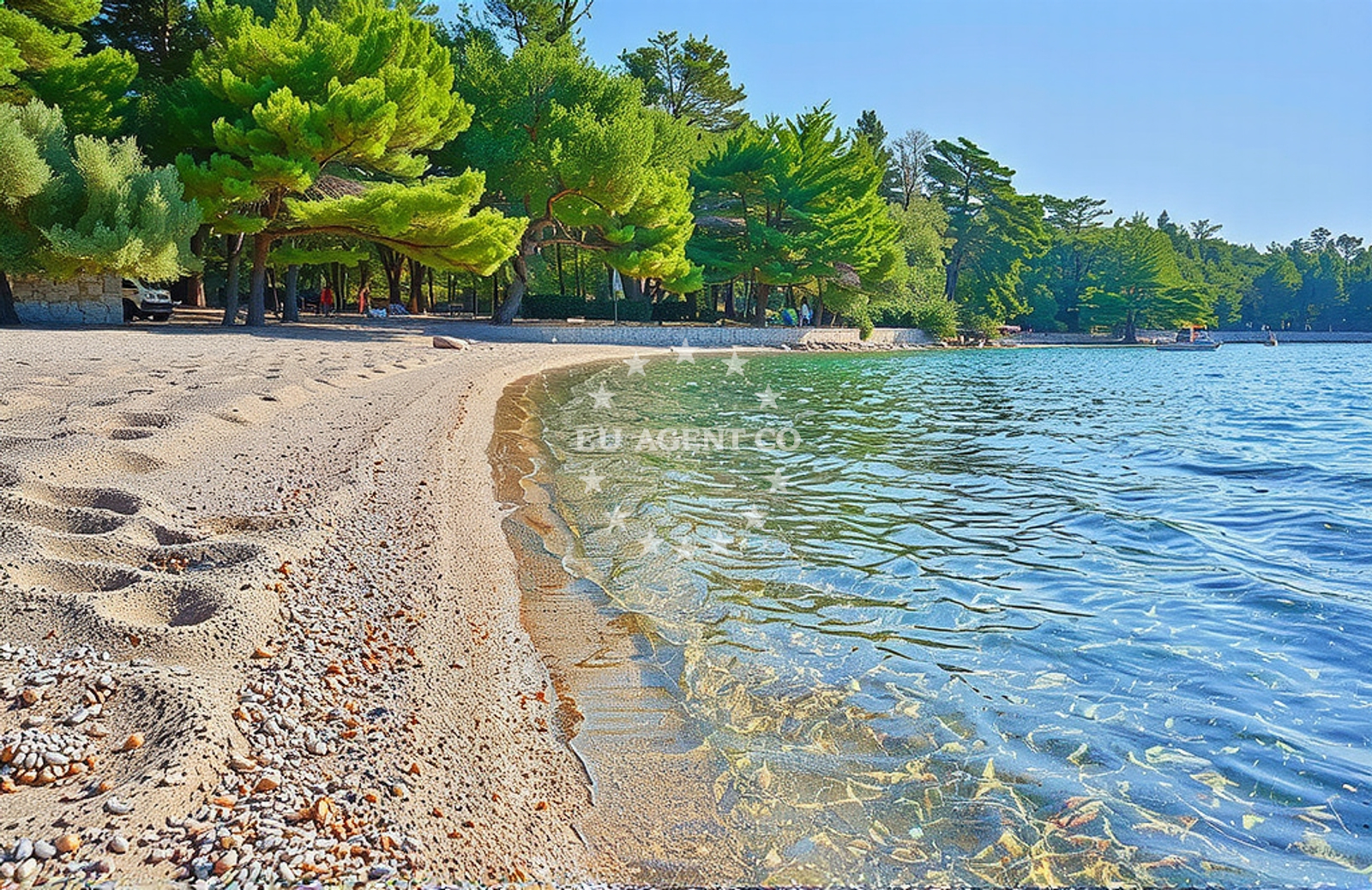 Additional view of Soline beach in Vrboska 184, Vrboska