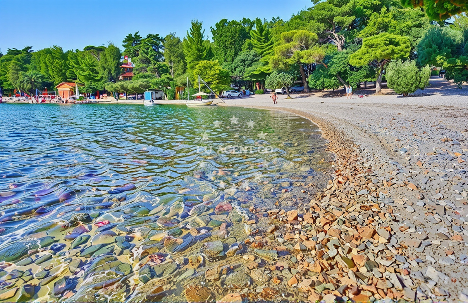 Additional view of Soline beach in Vrboska 184, Vrboska