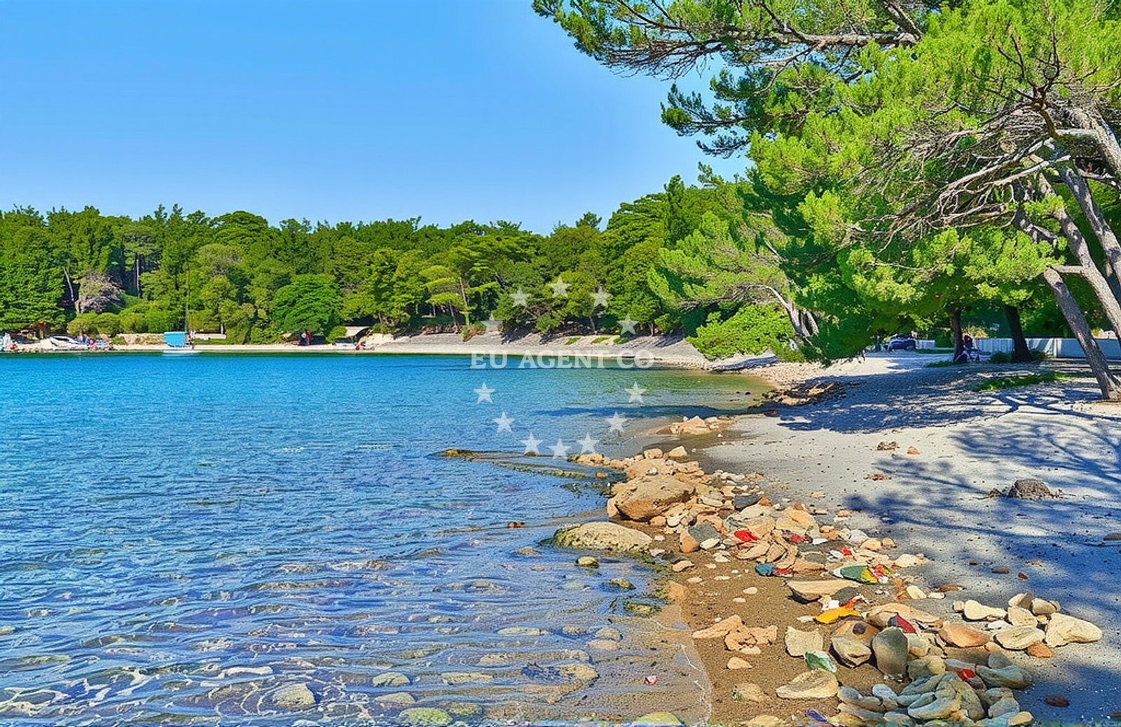 Additional view of Soline beach in Vrboska 184, Vrboska