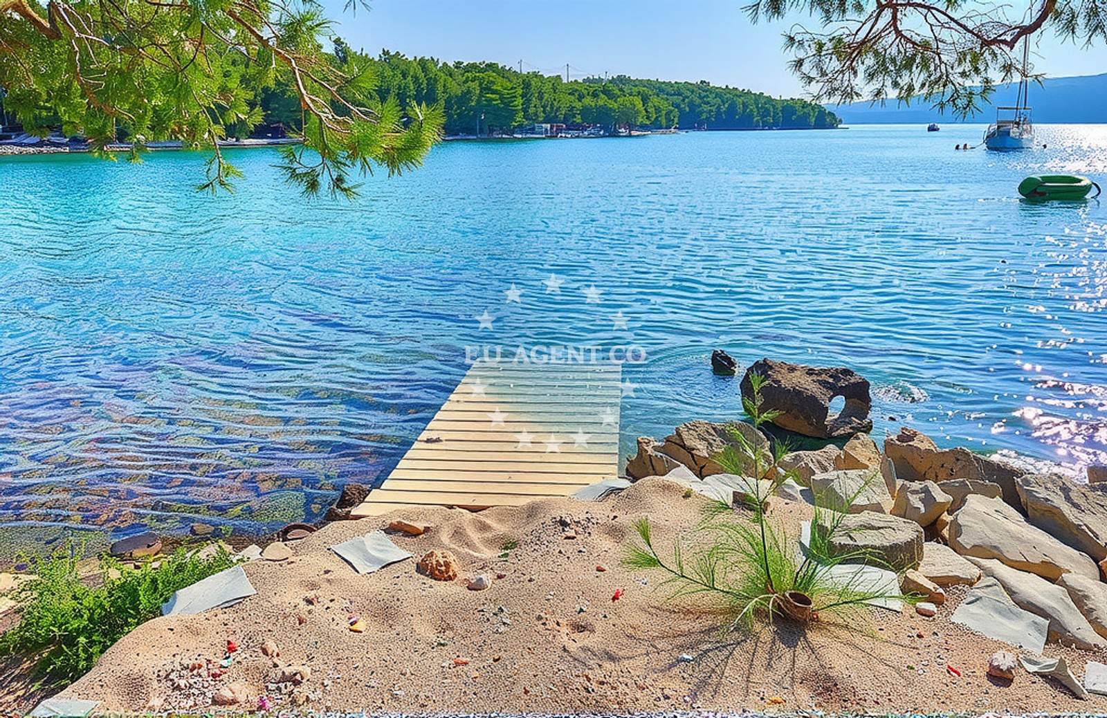 Additional view of Soline beach in Vrboska 184, Vrboska