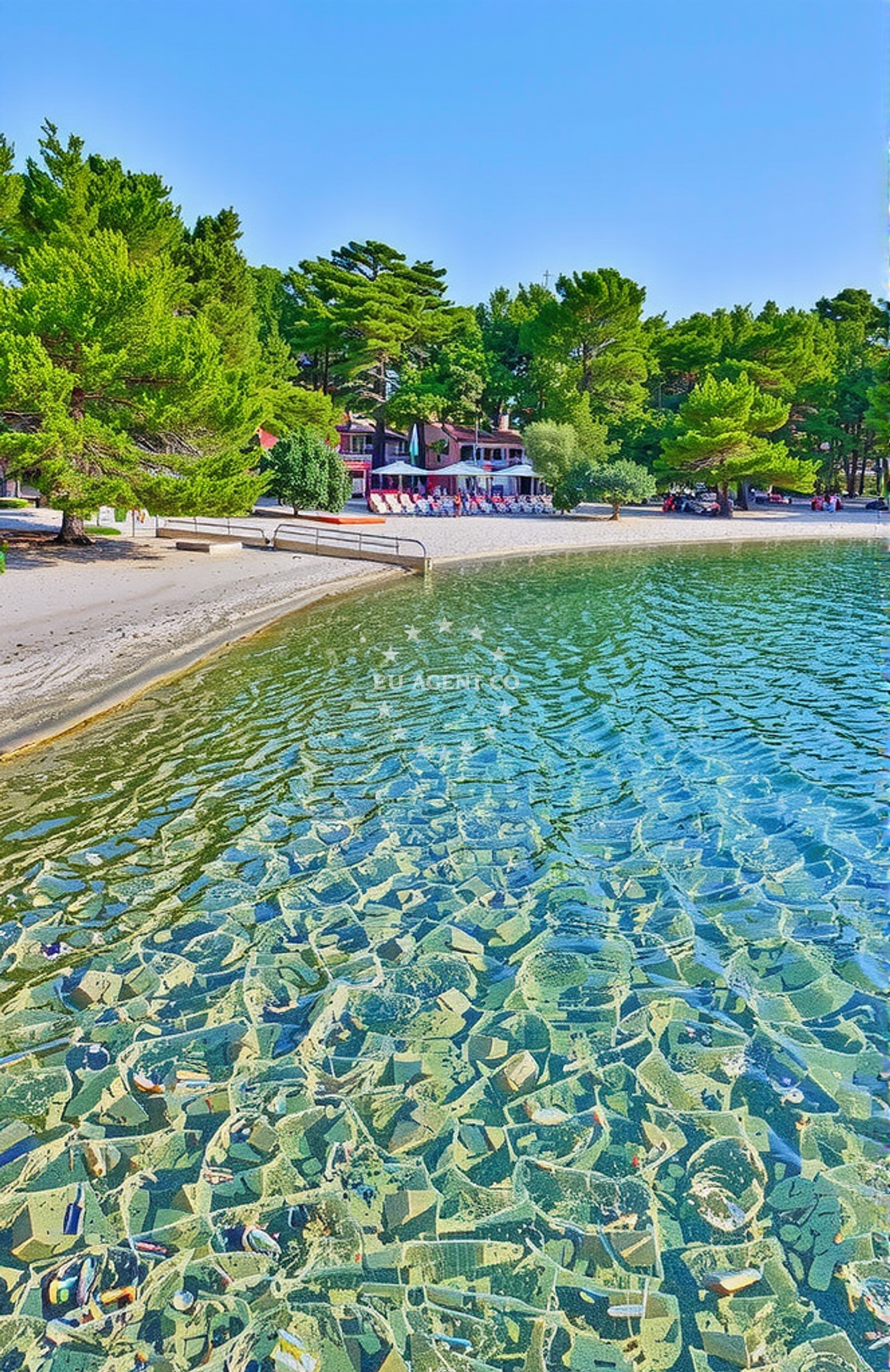 Additional view of Soline beach in Vrboska 184, Vrboska