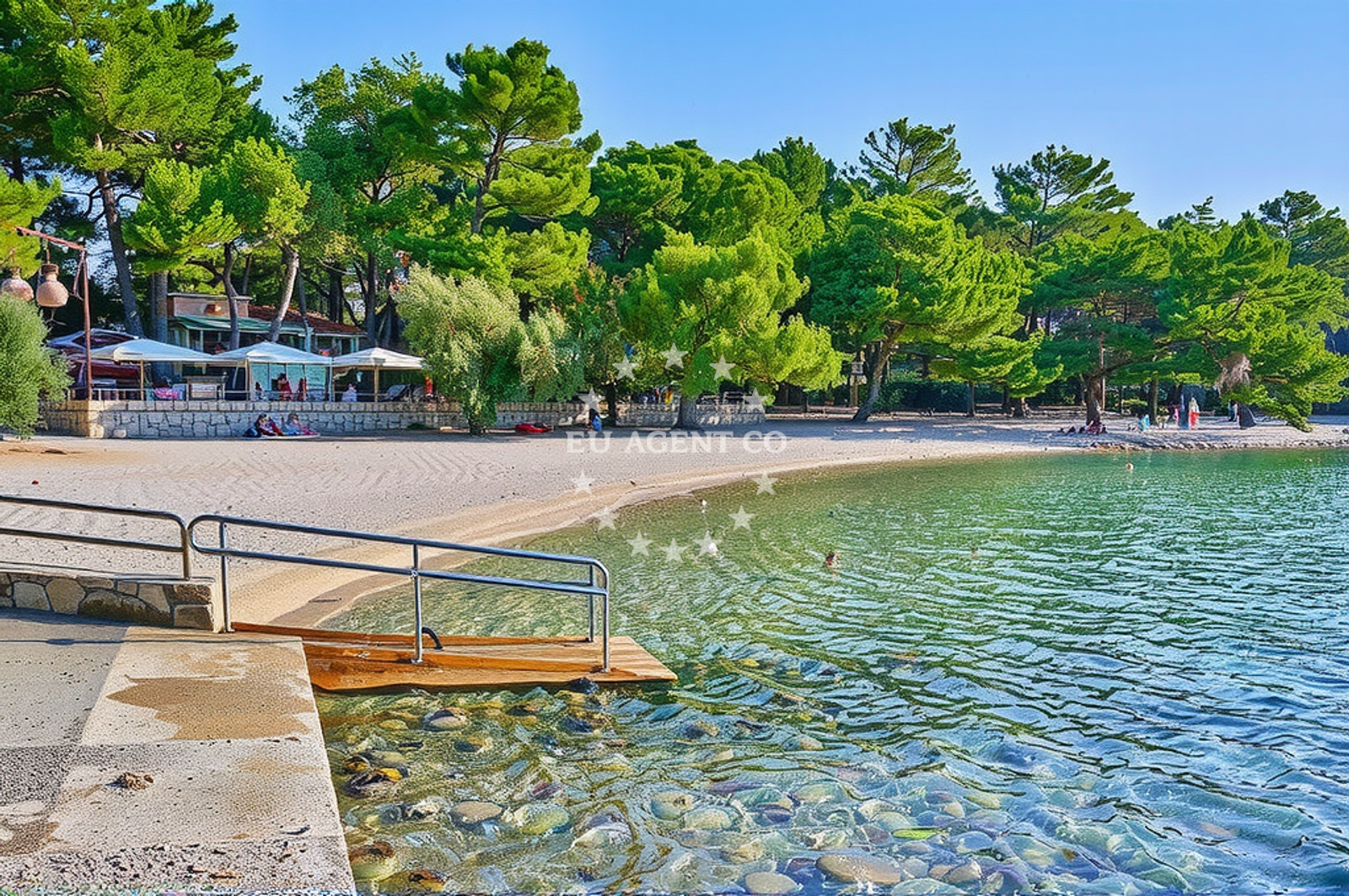 Additional view of Soline beach in Vrboska 184, Vrboska