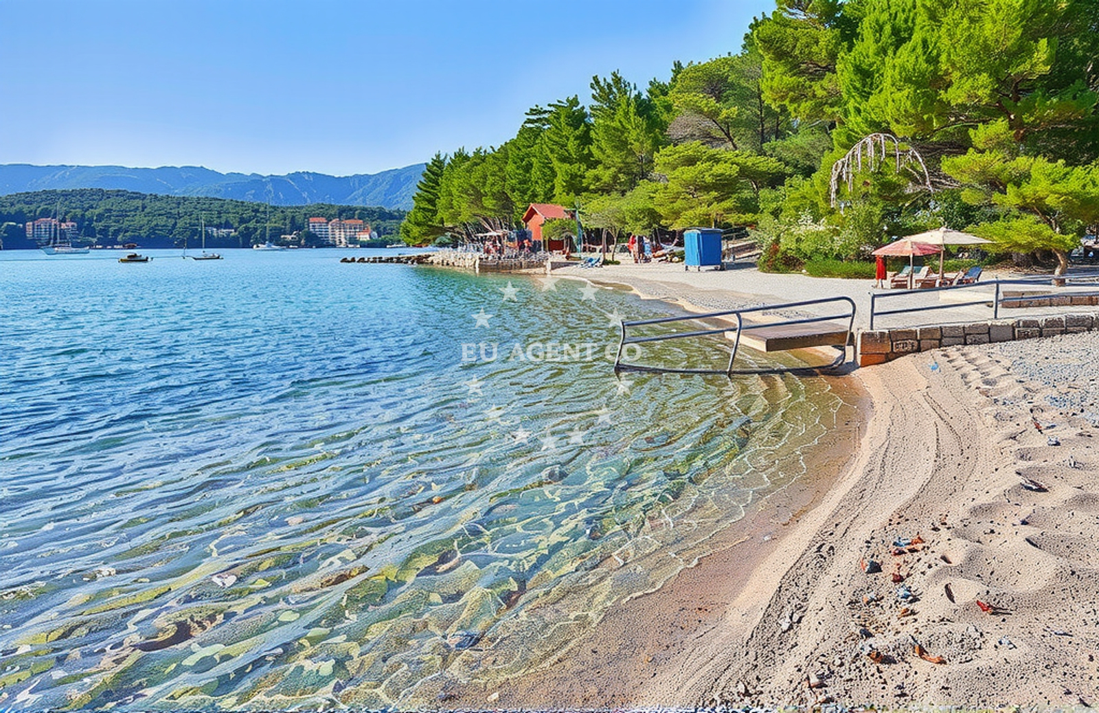 Additional view of Soline beach in Vrboska 184, Vrboska