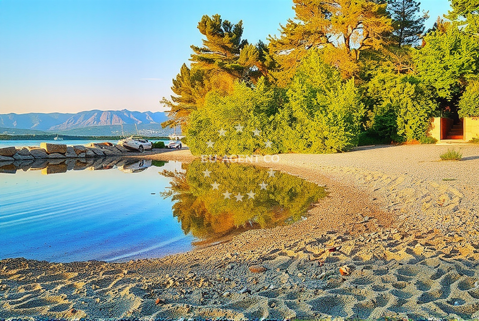 Overview of Soline (Dobrinj) (Krk): beaches and coves (2) in Soline (Dobrinj) (Krk)