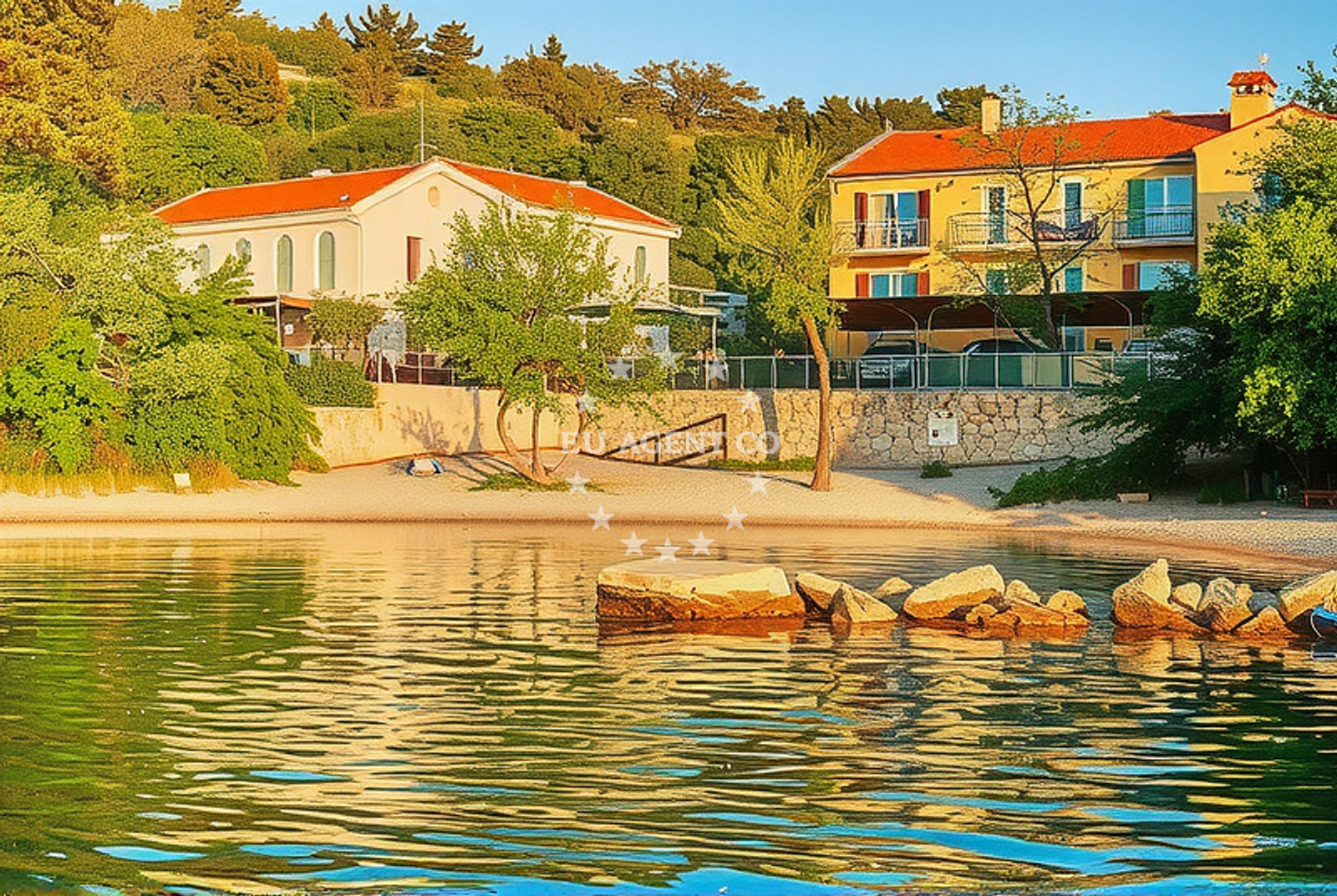 Additional view of Soline (Dobrinj) (Krk): beaches and coves (2) in Soline (Dobrinj) (Krk)
