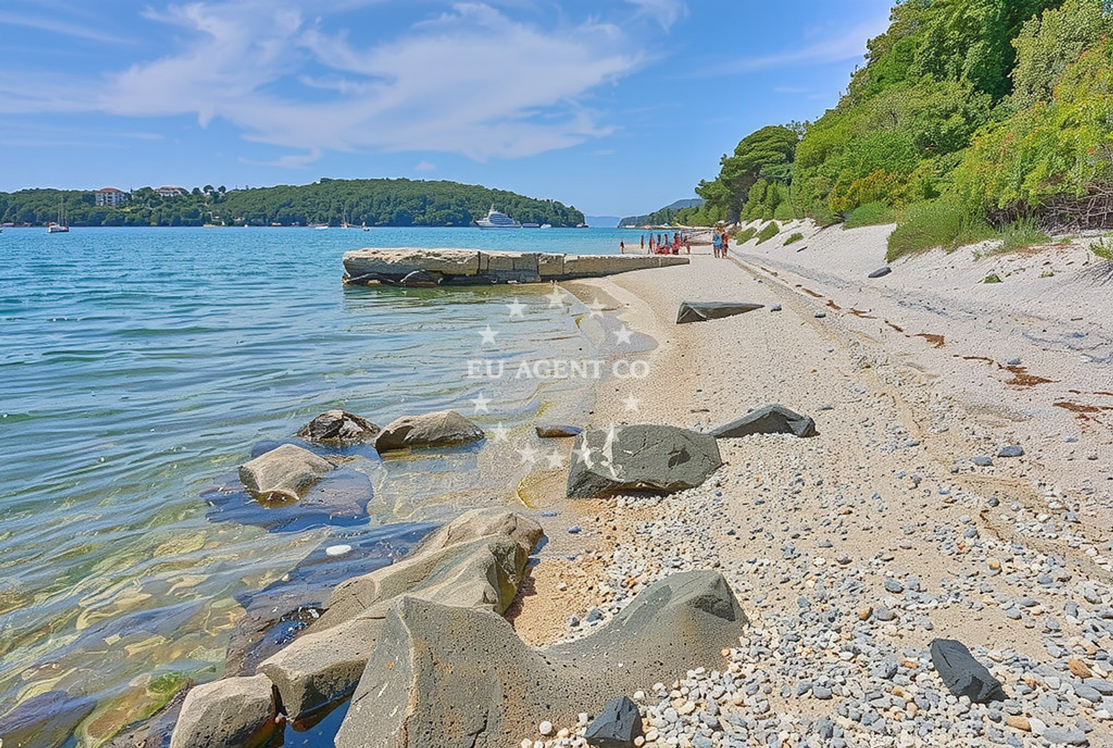 Additional view of Soline, Pješčana Uvala Beach in Soline