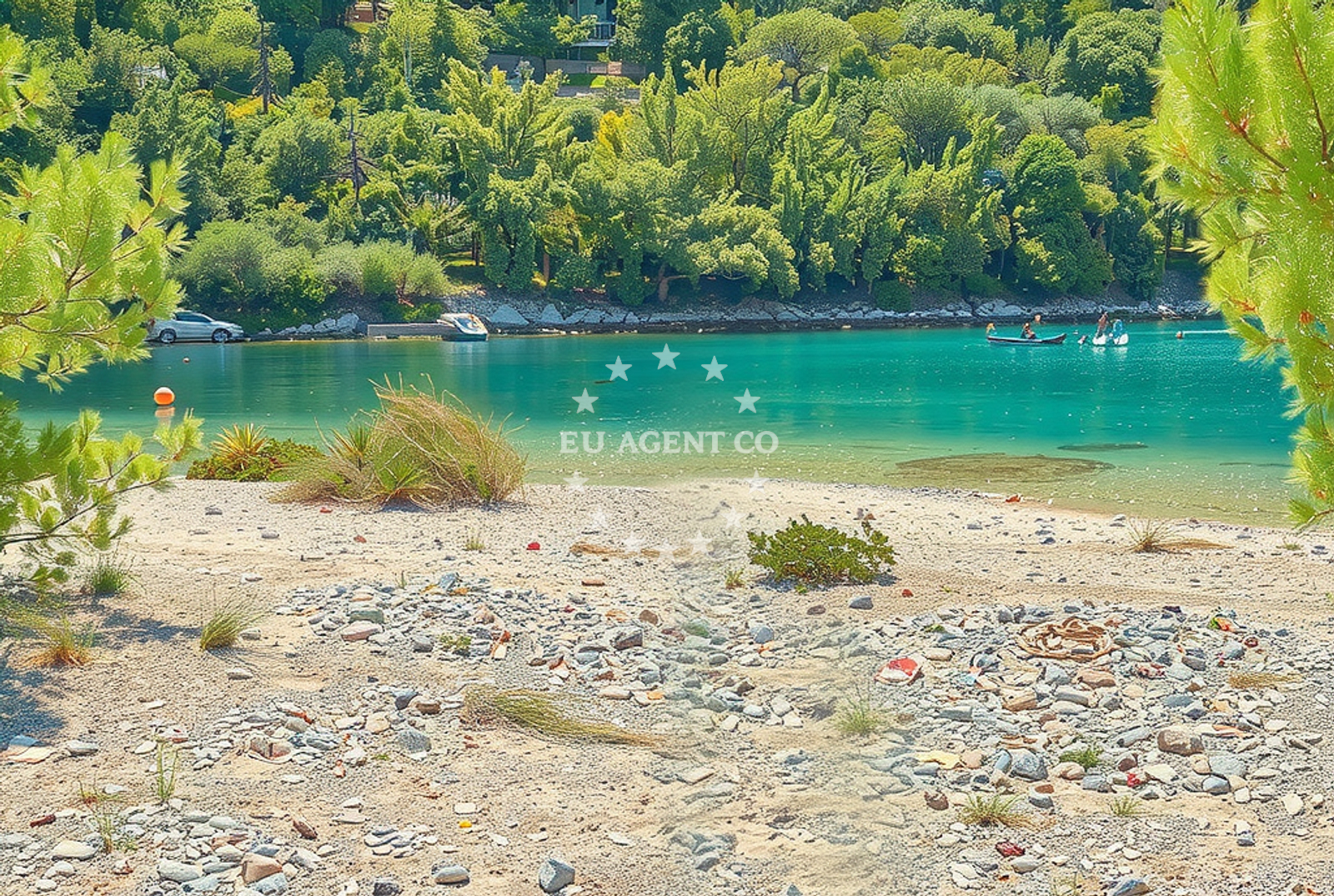 Additional view of Soline, Raba Beach in Soline
