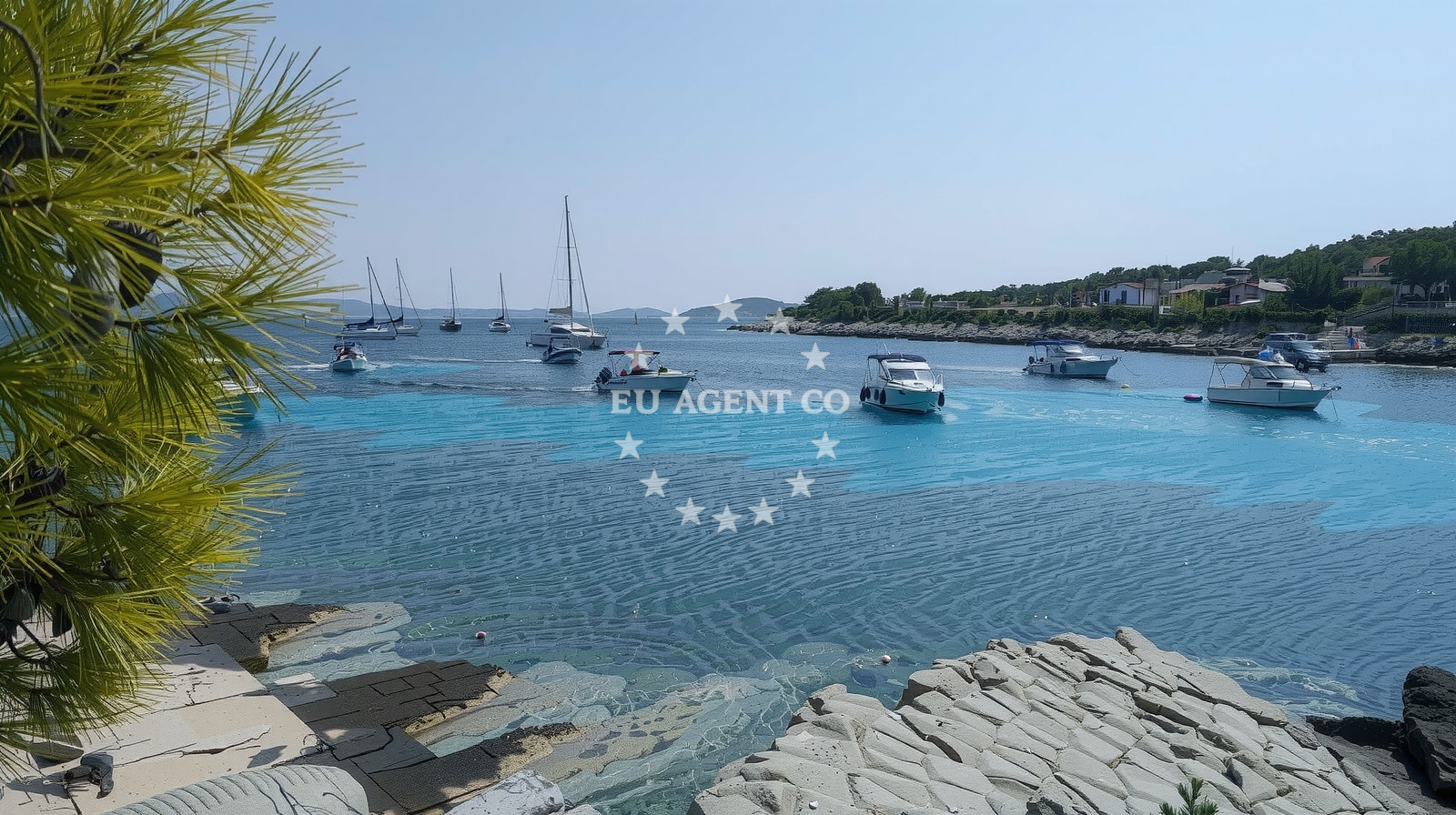 Additional view of Solinska Beach in Krc 2, Drvenik Veli