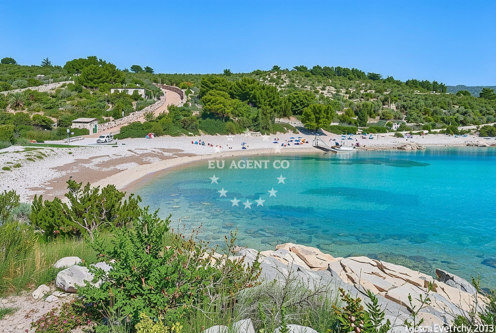 Additional view of Solinska Beach in Krc 2, Drvenik Veli