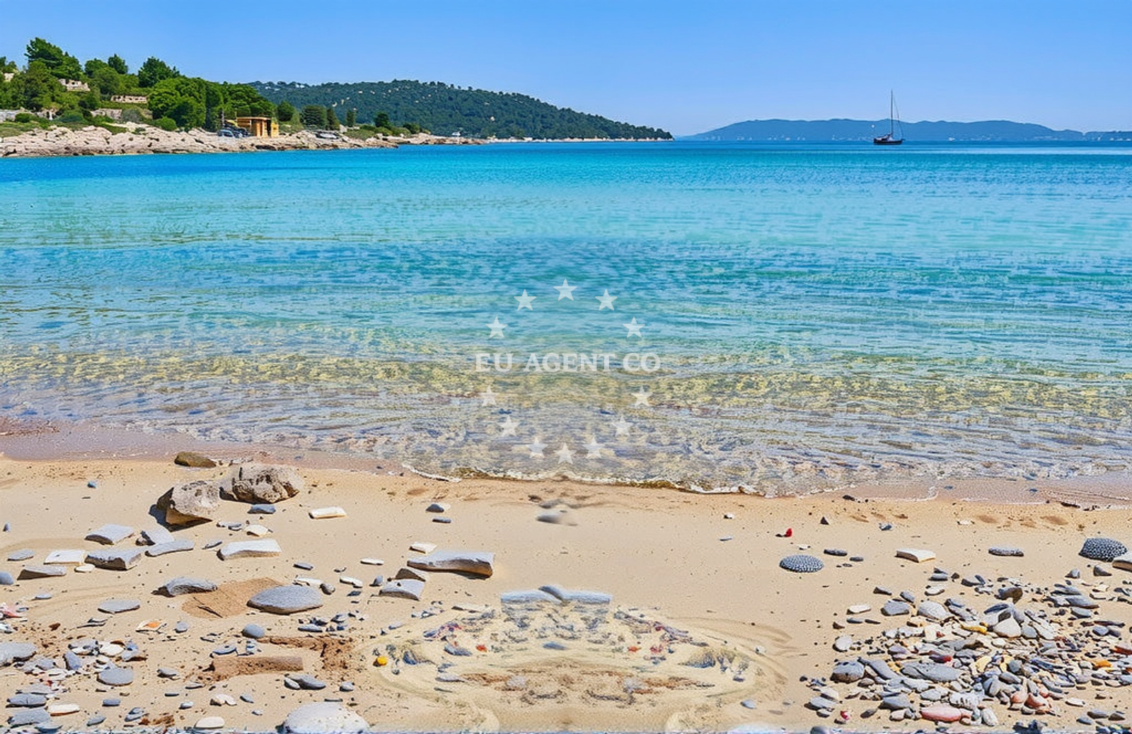 Additional view of Solinska Beach in Krc 2, Drvenik Veli