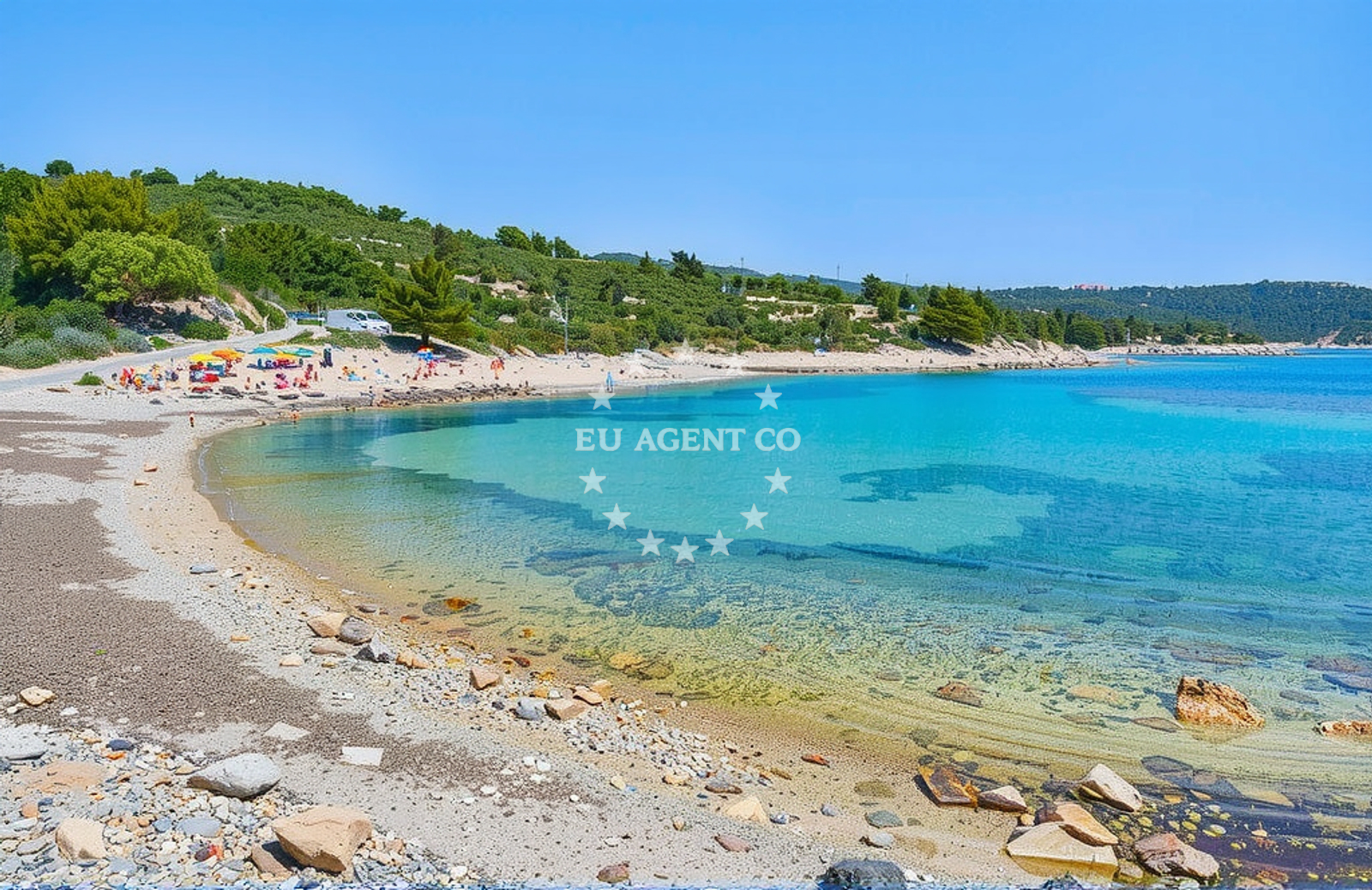 Additional view of Solinska Beach in Krc 2, Drvenik Veli