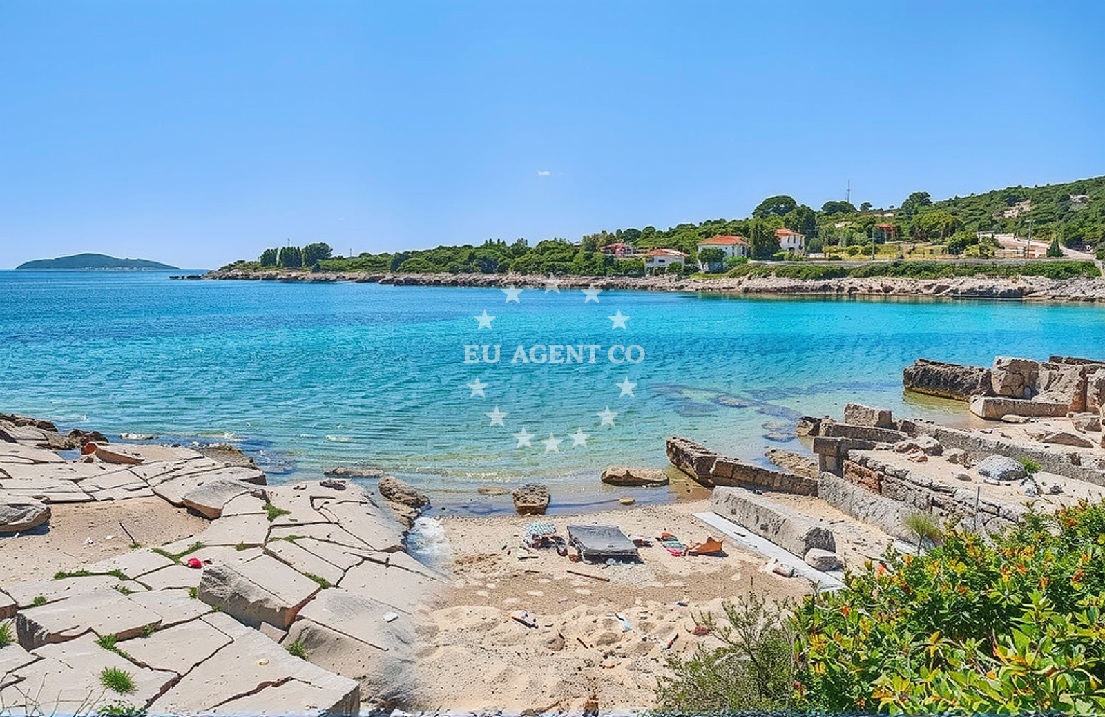 Additional view of Solinska Beach in Krc 2, Drvenik Veli