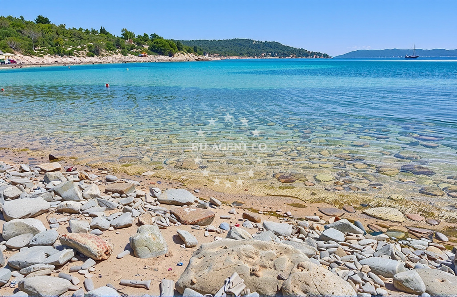 Additional view of Solinska Beach in Krc 2, Drvenik Veli