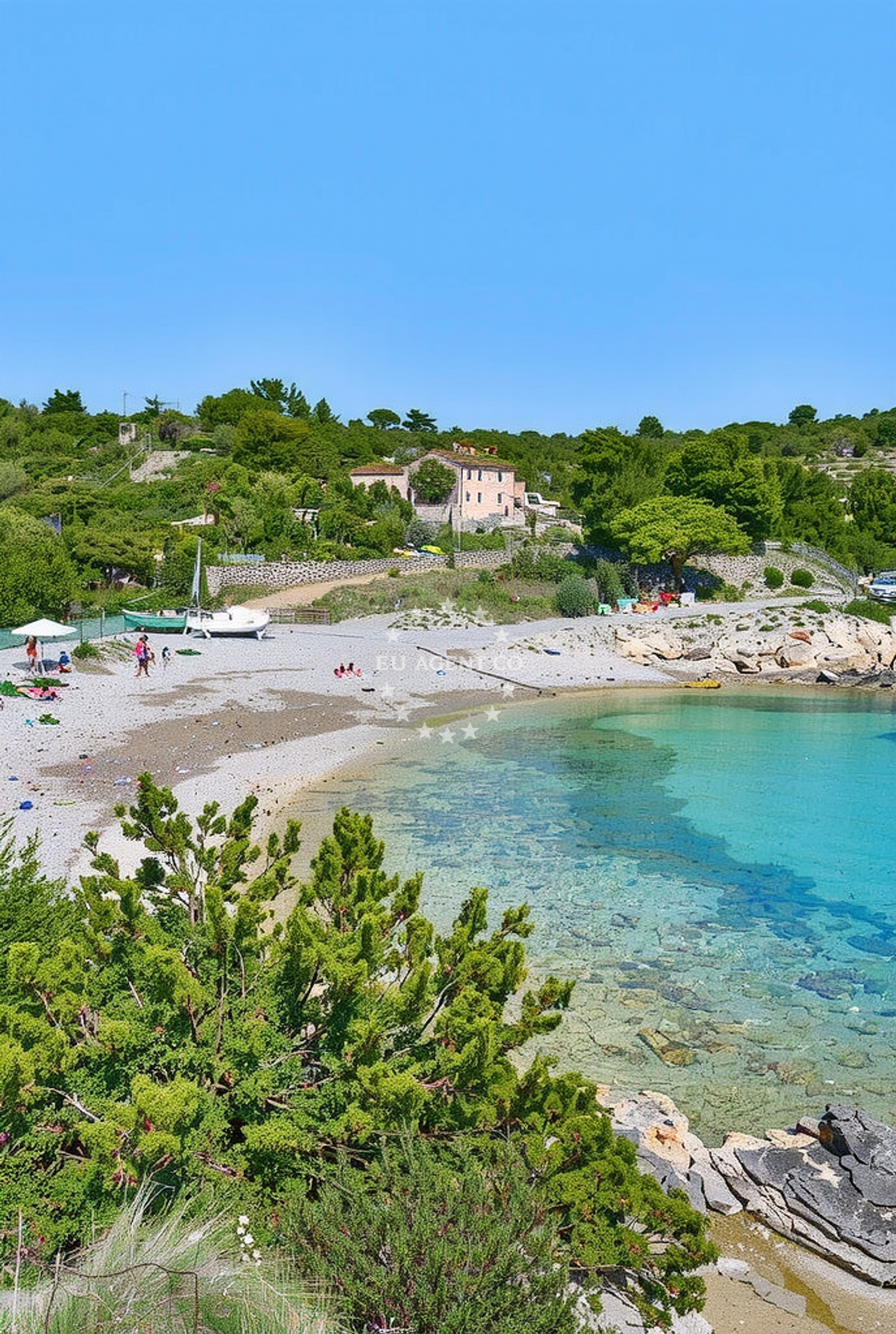Additional view of Solinska Beach in Krc 2, Drvenik Veli