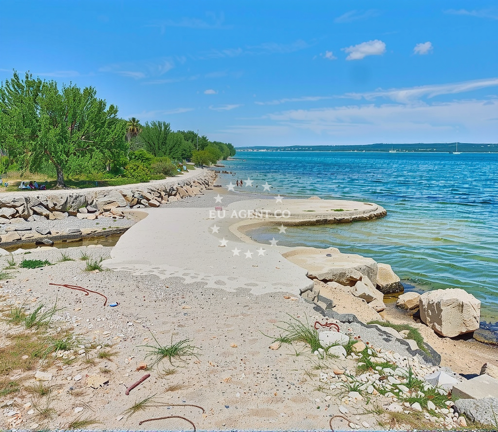Overview of Solist beach in , Bilice