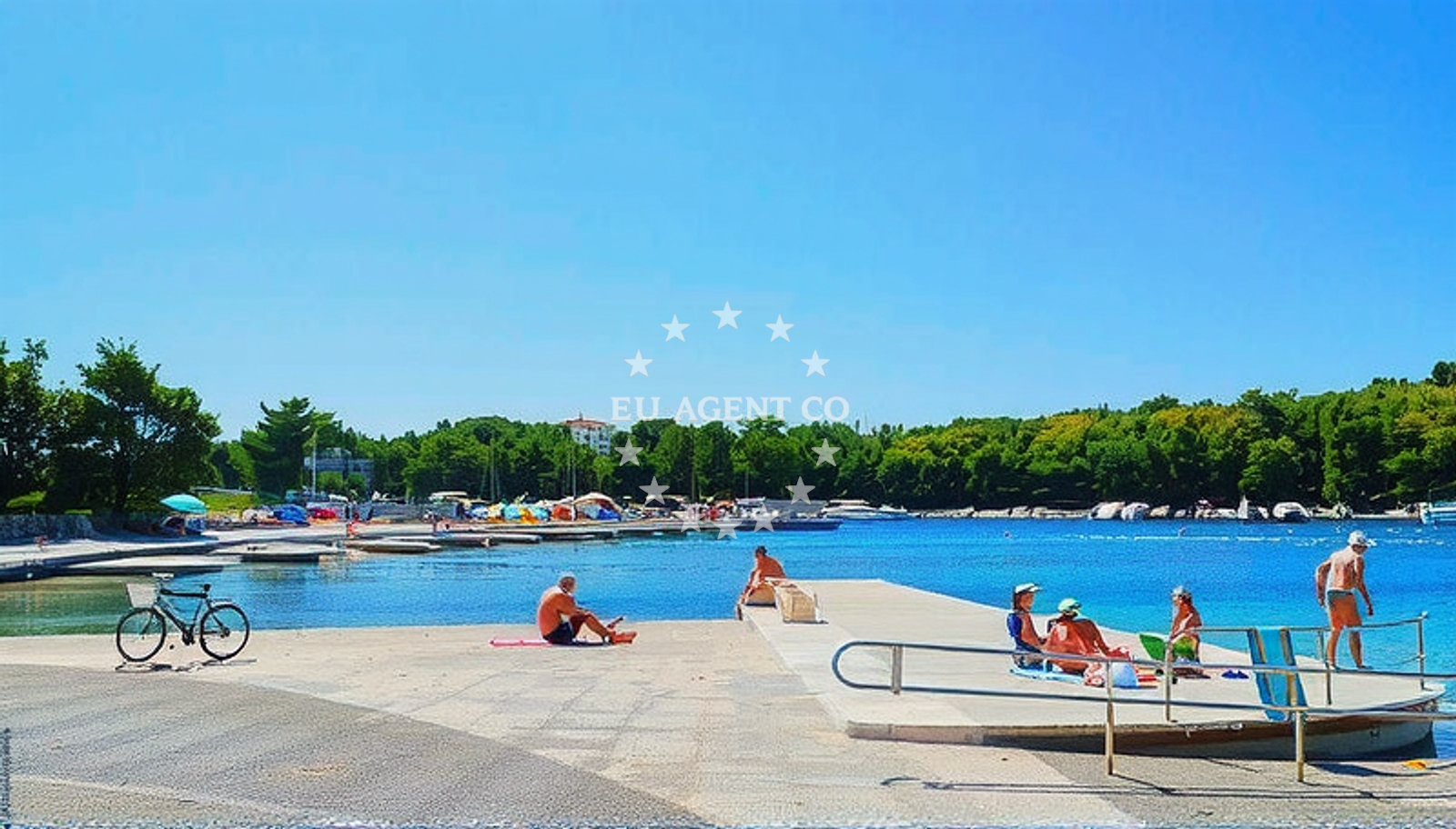 Additional view of Sovja beach in Put Slobode 23 Stan, Tribunj
