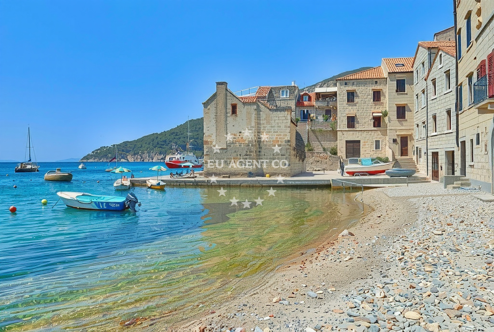 Additional view of Šporku žolo, Komiža (Vis) Beach in Šporku žolo