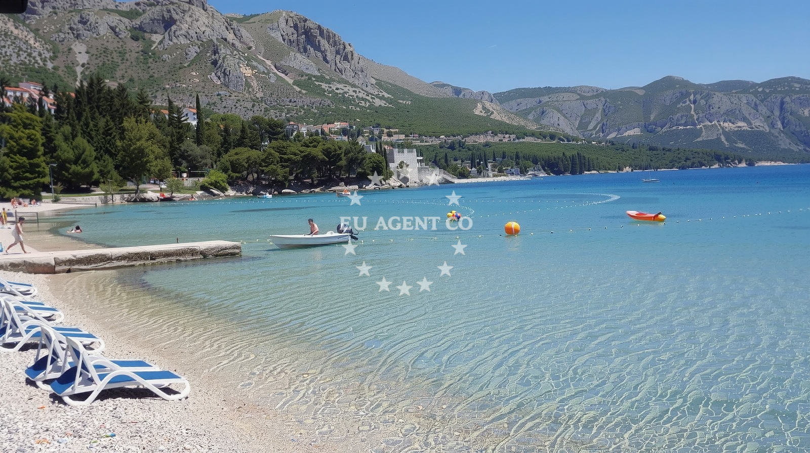 Sea and coastal view of Srebreno beach in Setaliste dr. Franja Tudmana 14, Mlini