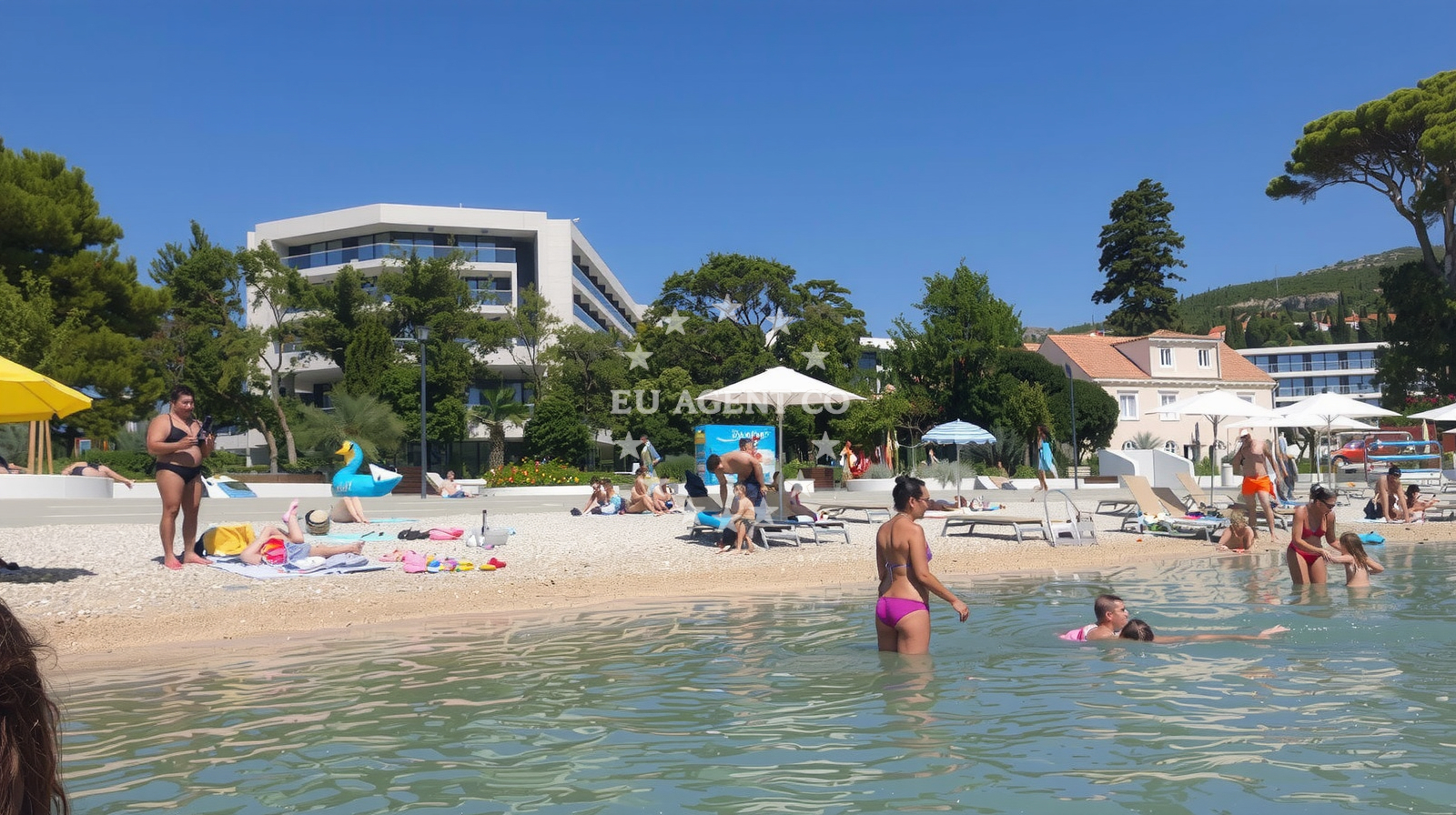 Additional view of Srebreno beach in Setaliste dr. Franja Tudmana 14, Mlini