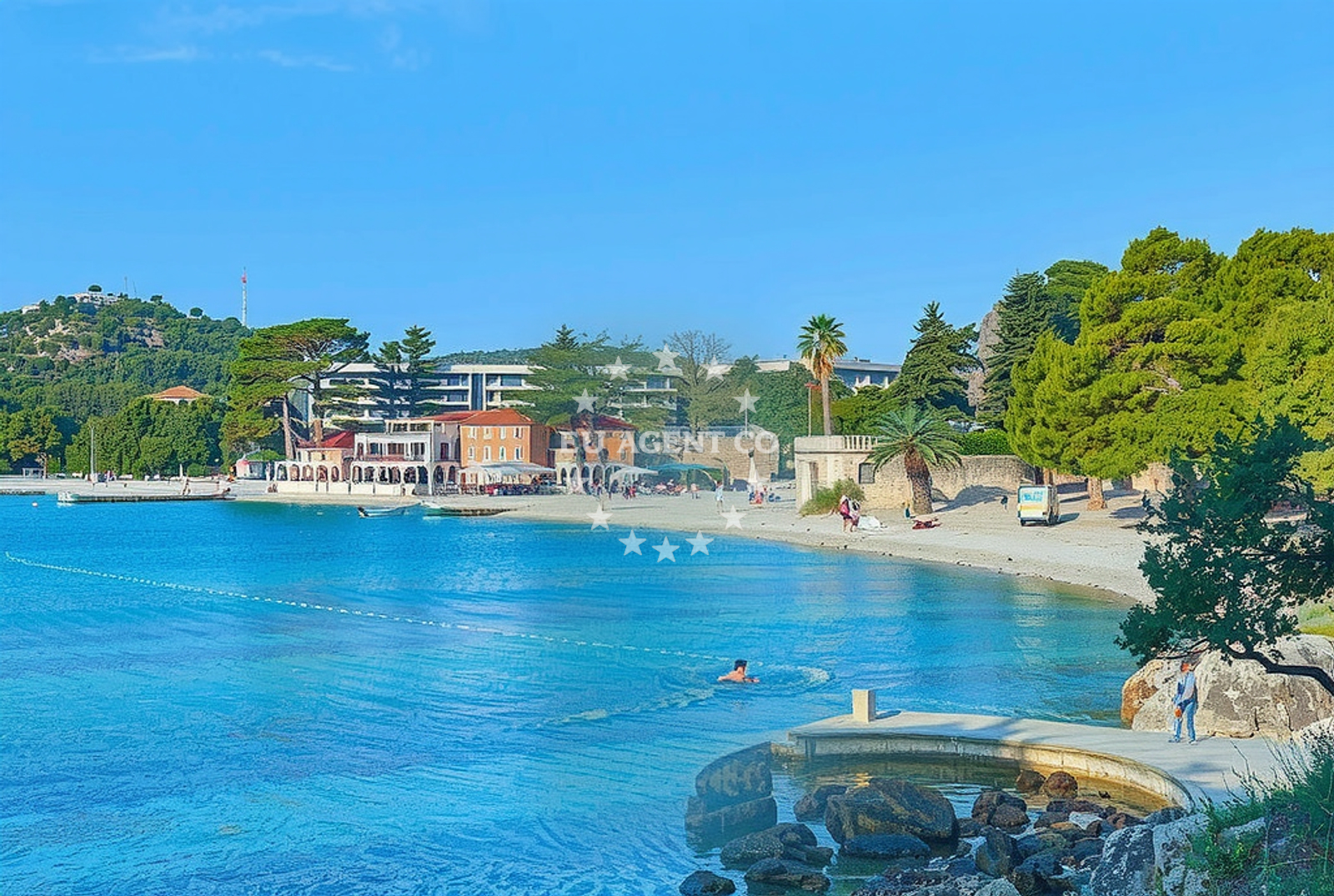 Additional view of Srebreno beach in Setaliste dr. Franja Tudmana 14, Mlini