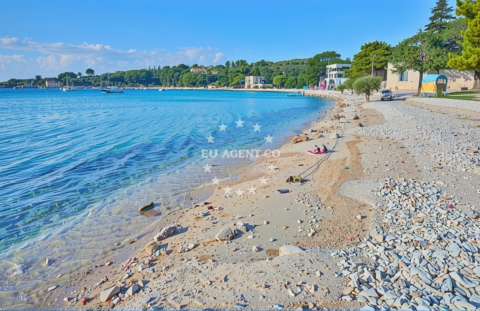 Additional view of Srebreno: beaches and coves (1) in Srebreno
