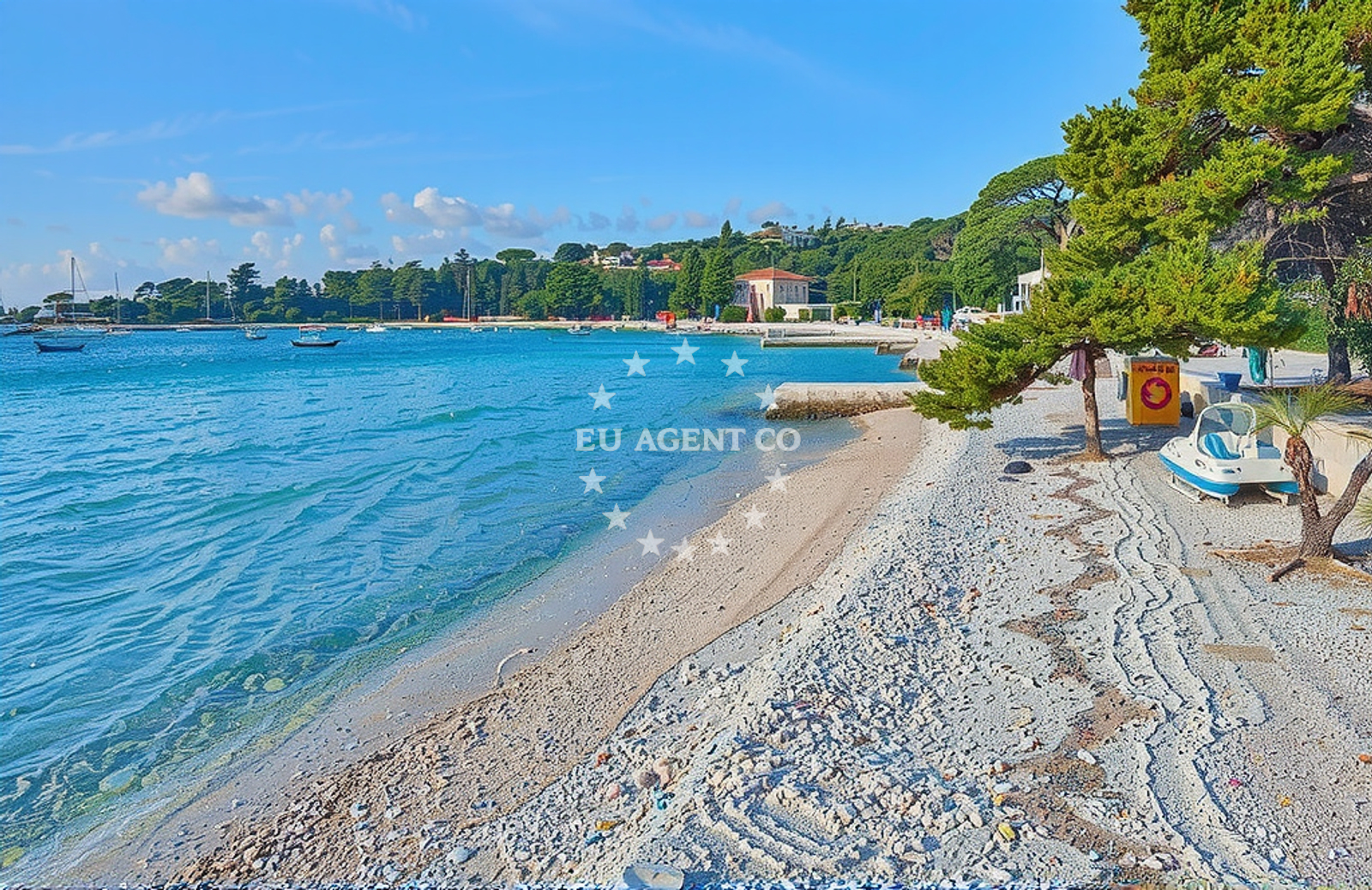 Additional view of Srebreno: beaches and coves (1) in Srebreno
