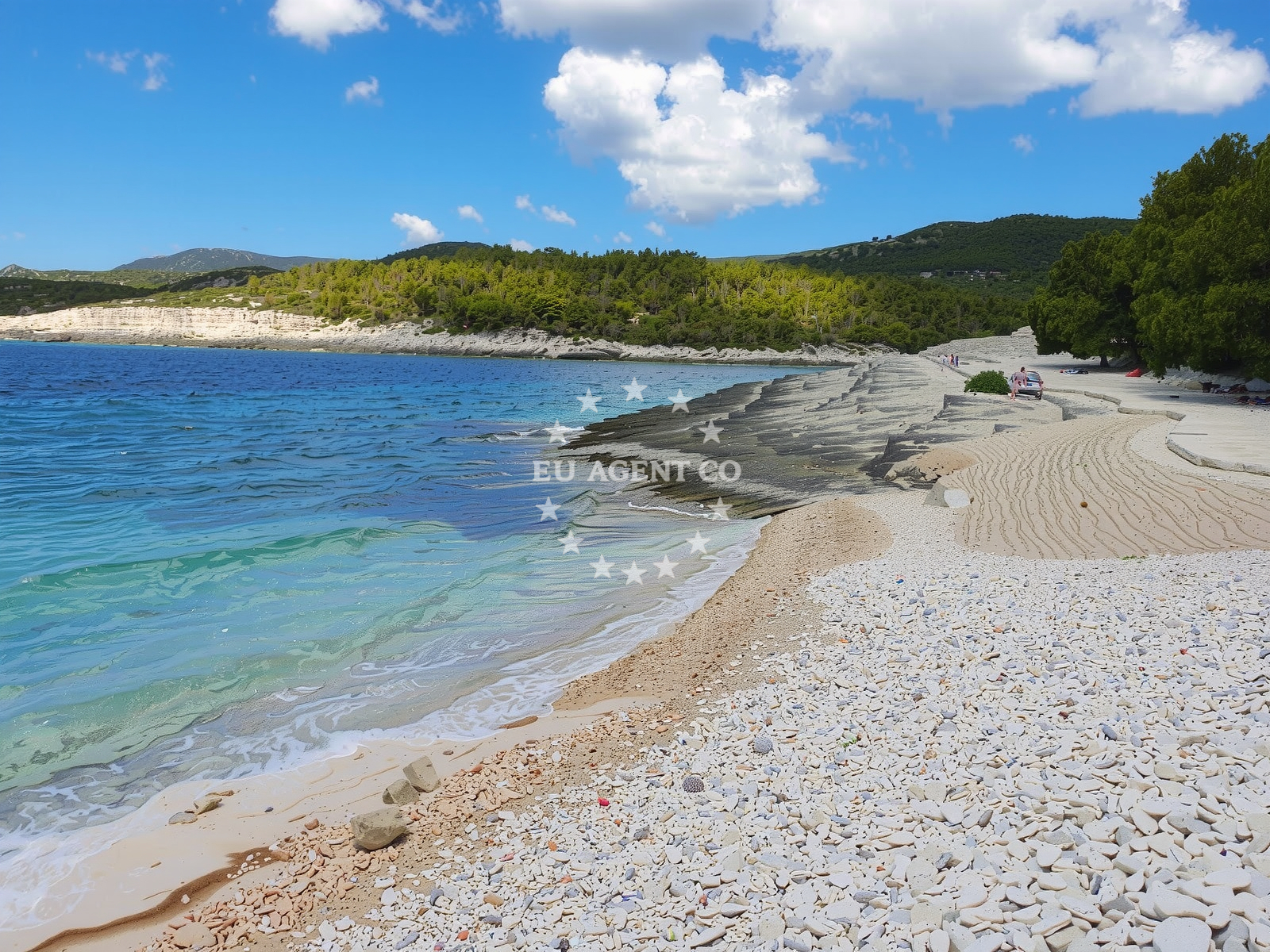 Additional view of Srebrna beach in Luka 31, Rukavac