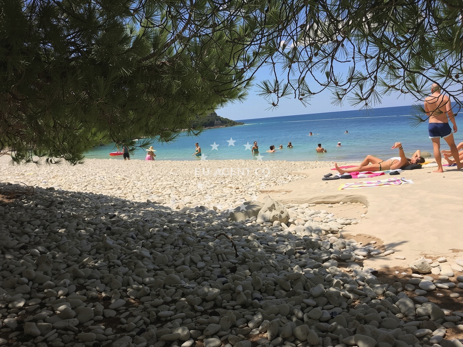 Additional view of Srebrna beach in Luka 31, Rukavac