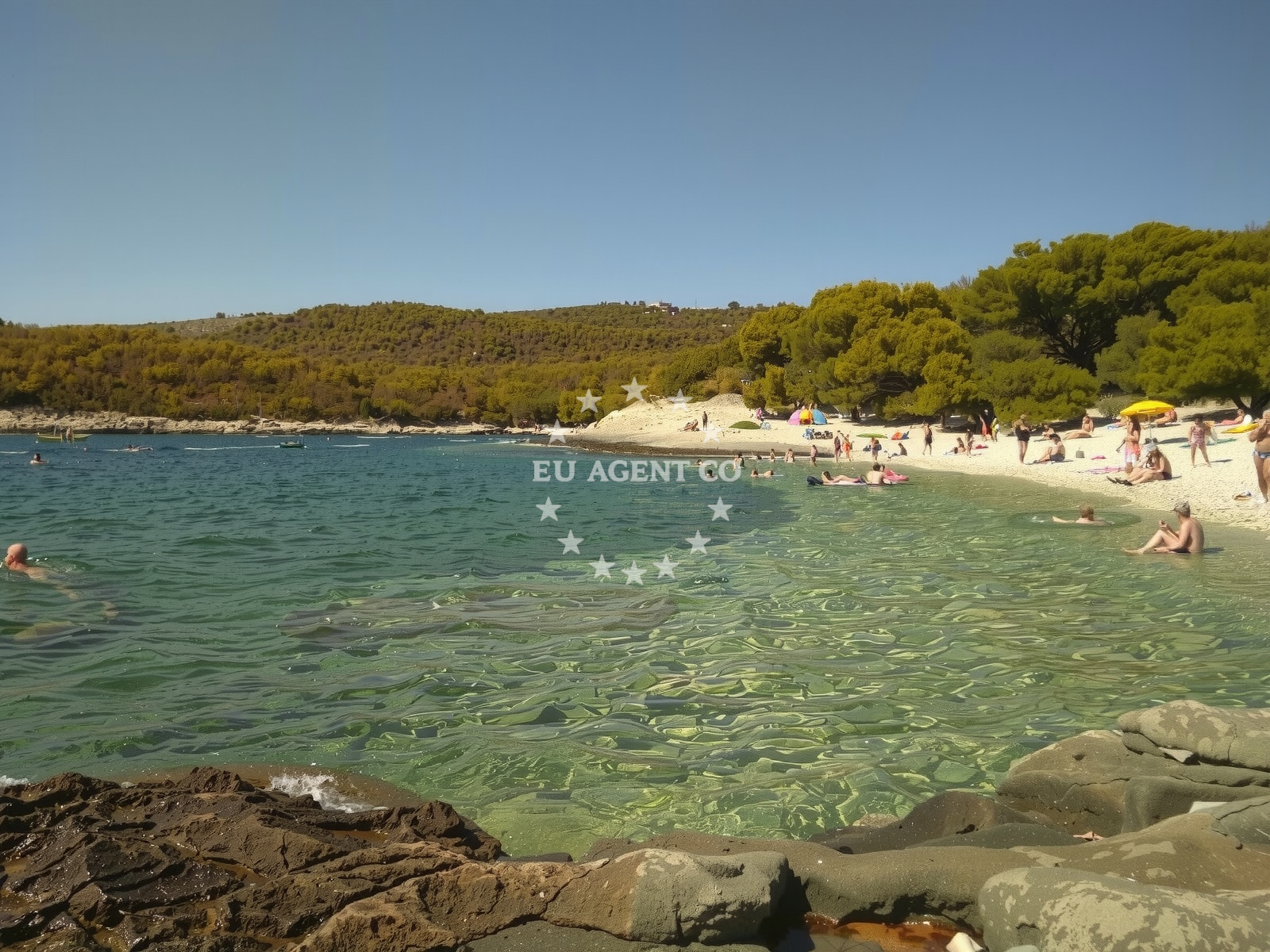 Additional view of Srebrna beach in Luka 31, Rukavac