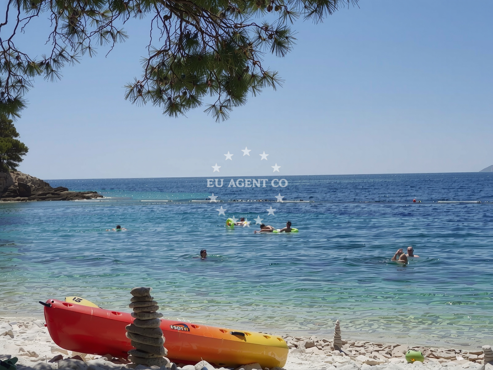 Additional view of Srebrna beach in Luka 31, Rukavac