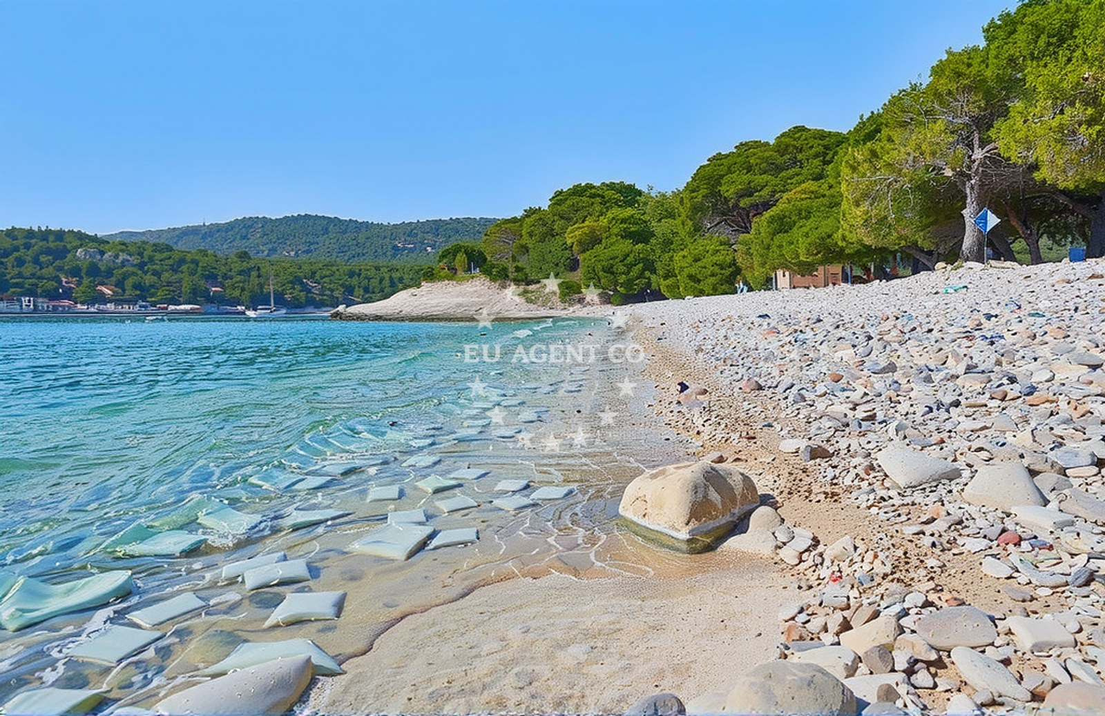 Additional view of Srebrna beach in Luka 31, Rukavac