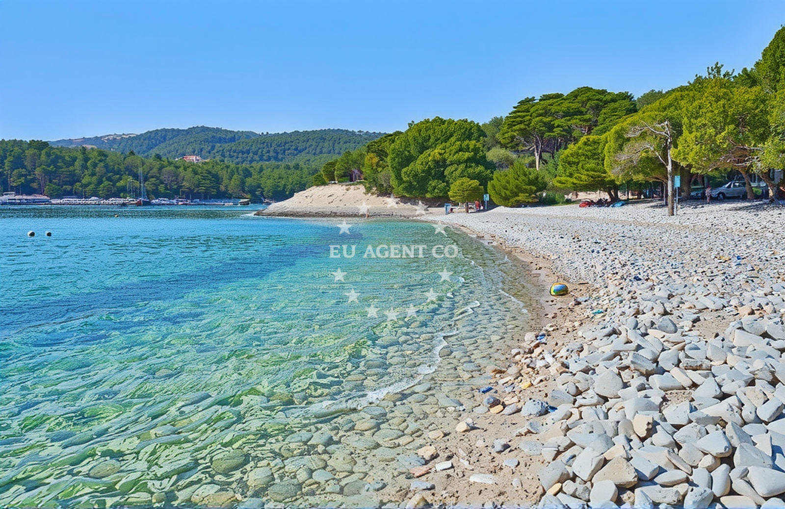 Additional view of Srebrna beach in Luka 31, Rukavac