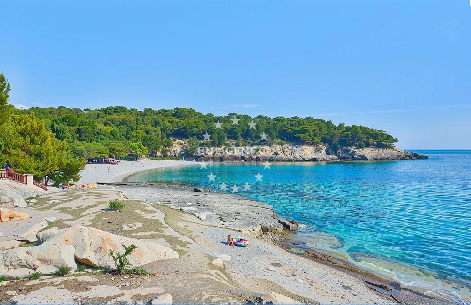Additional view of Srebrna beach in Luka 31, Rukavac