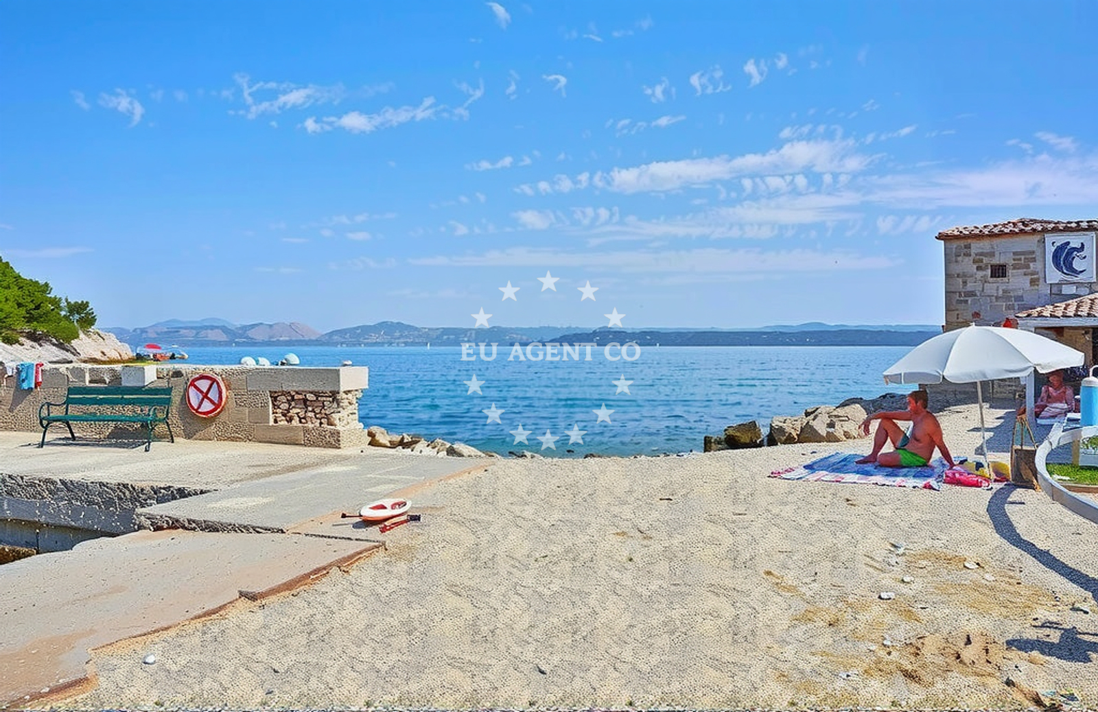 Shoreline and swimming area at Srednje Selo (Šolta): beaches and coves (3) in Srednje Selo (Šolta)