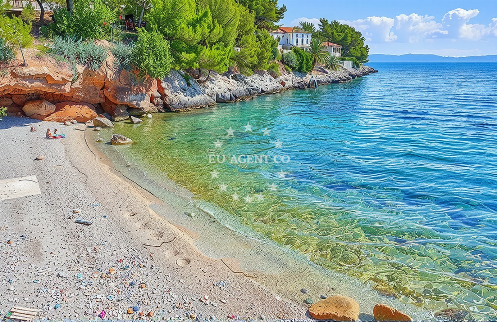 Beach facilities and surroundings at Srhov dolac istok, Gdinj (Hvar) Beach in Srhov dolac istok