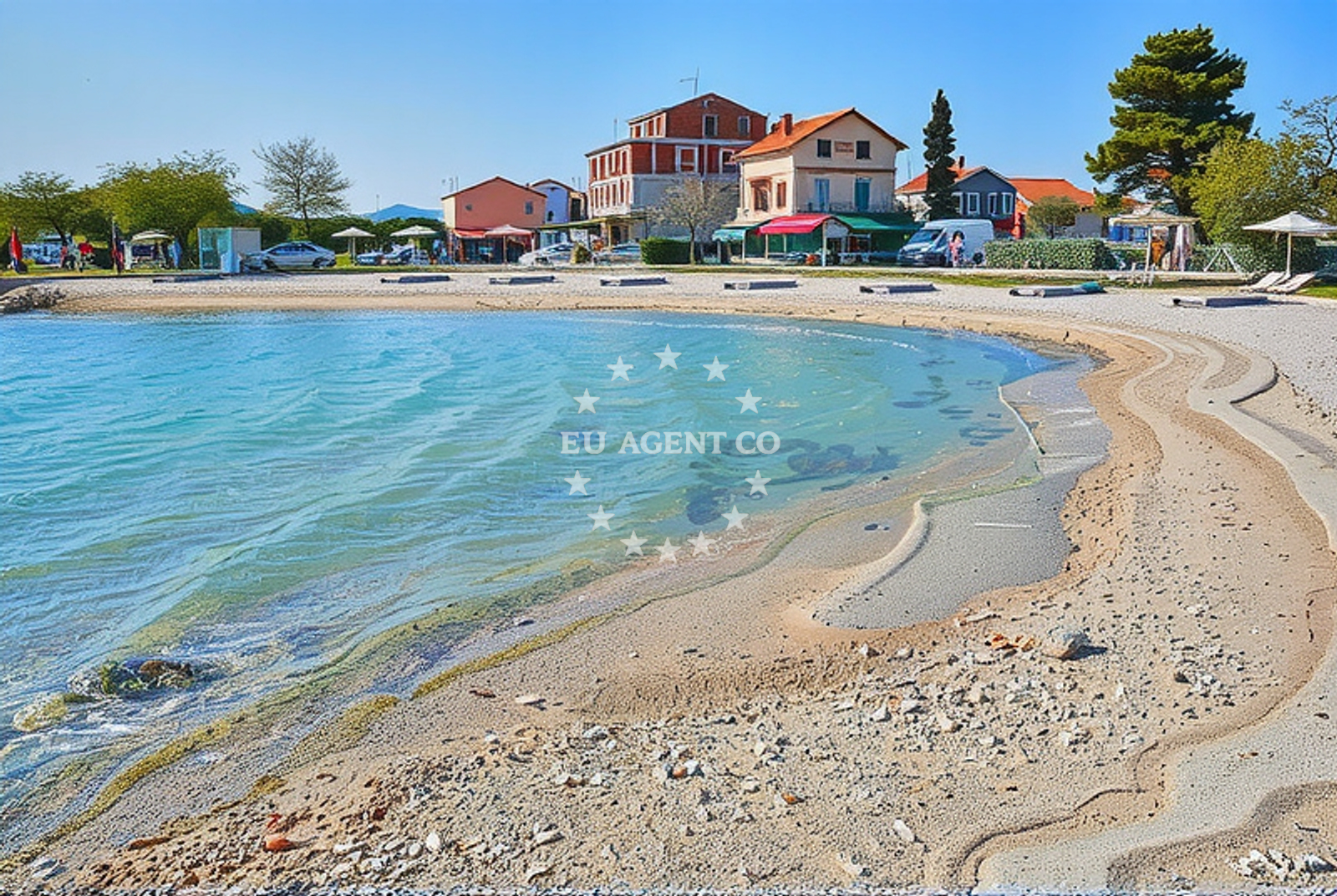 Sea and coastal view of Srima: beaches and coves (6) in Srima