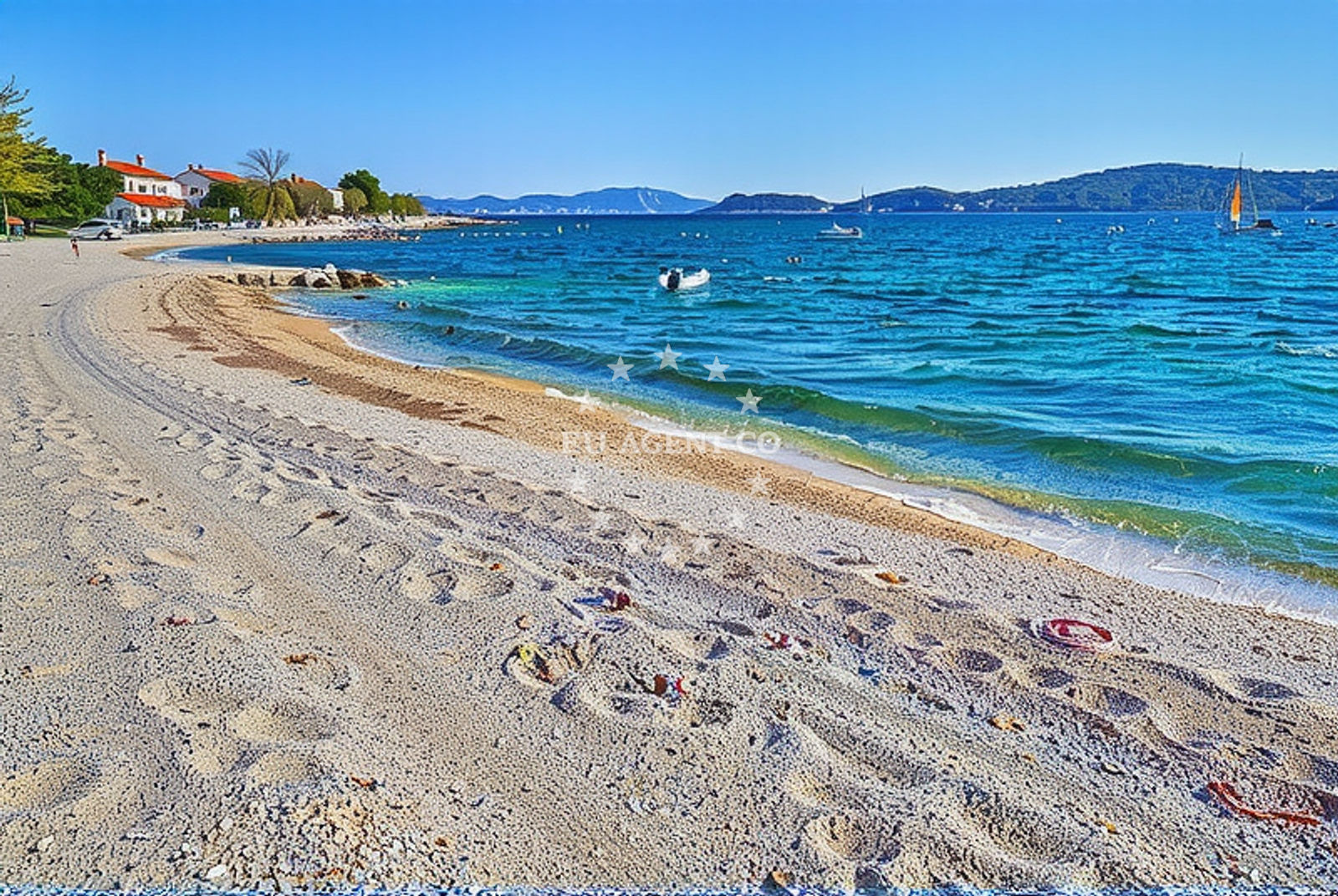 Overview of Srima sjever, Srima Beach in Srima sjever
