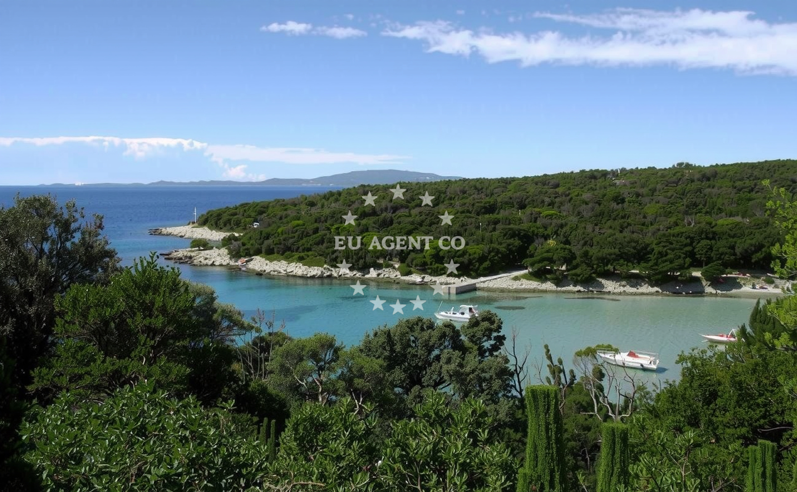 Additional view of St. Mara II beach in Kampor 314, Rab