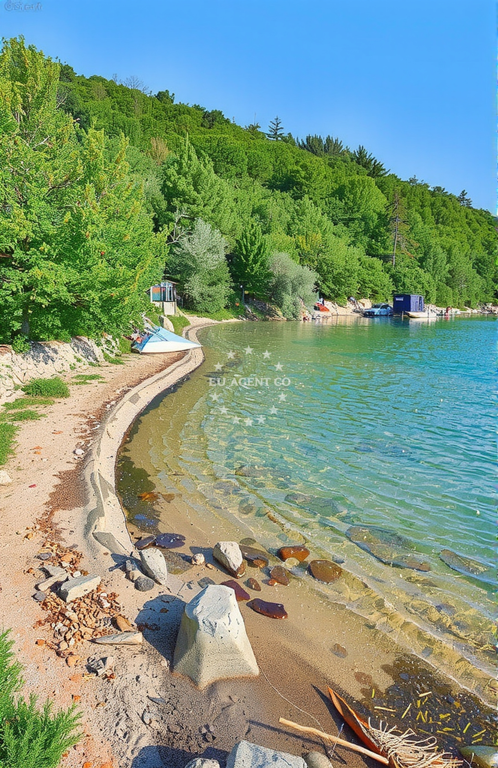 Sea and coastal view of Stanišovi: beaches and coves in Stanišovi