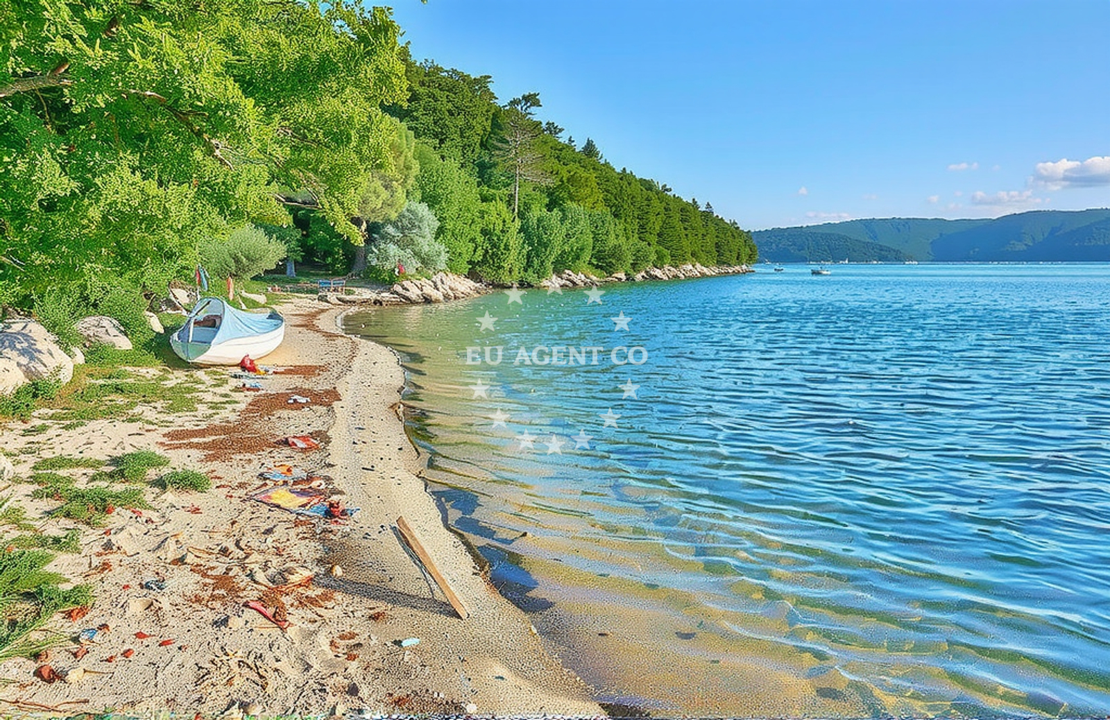 Beach facilities and surroundings at Stanišovi: beaches and coves in Stanišovi