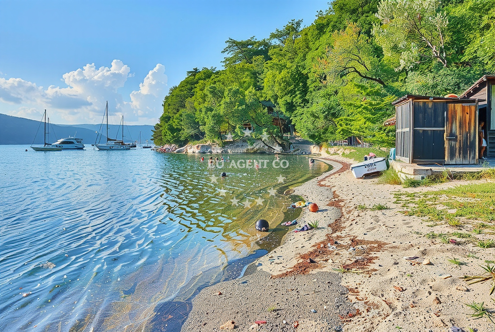 Additional view of Stanišovi: beaches and coves in Stanišovi