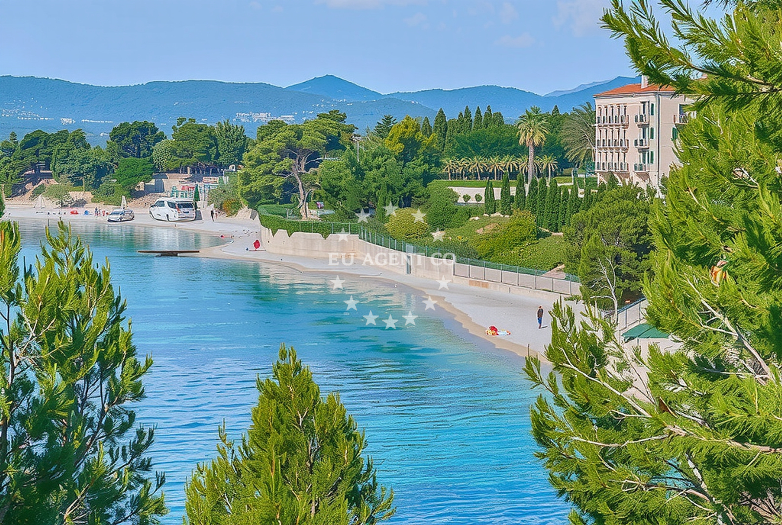 Shoreline and swimming area at Stanković: beaches and coves (6) in Stanković