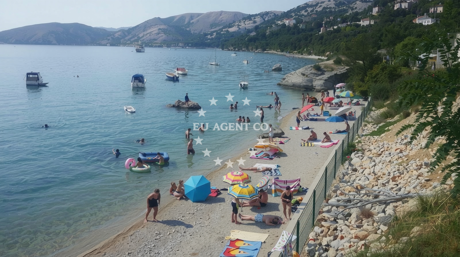 Additional view of Stara Baska beach in Stara Baška 162, Stara Baška