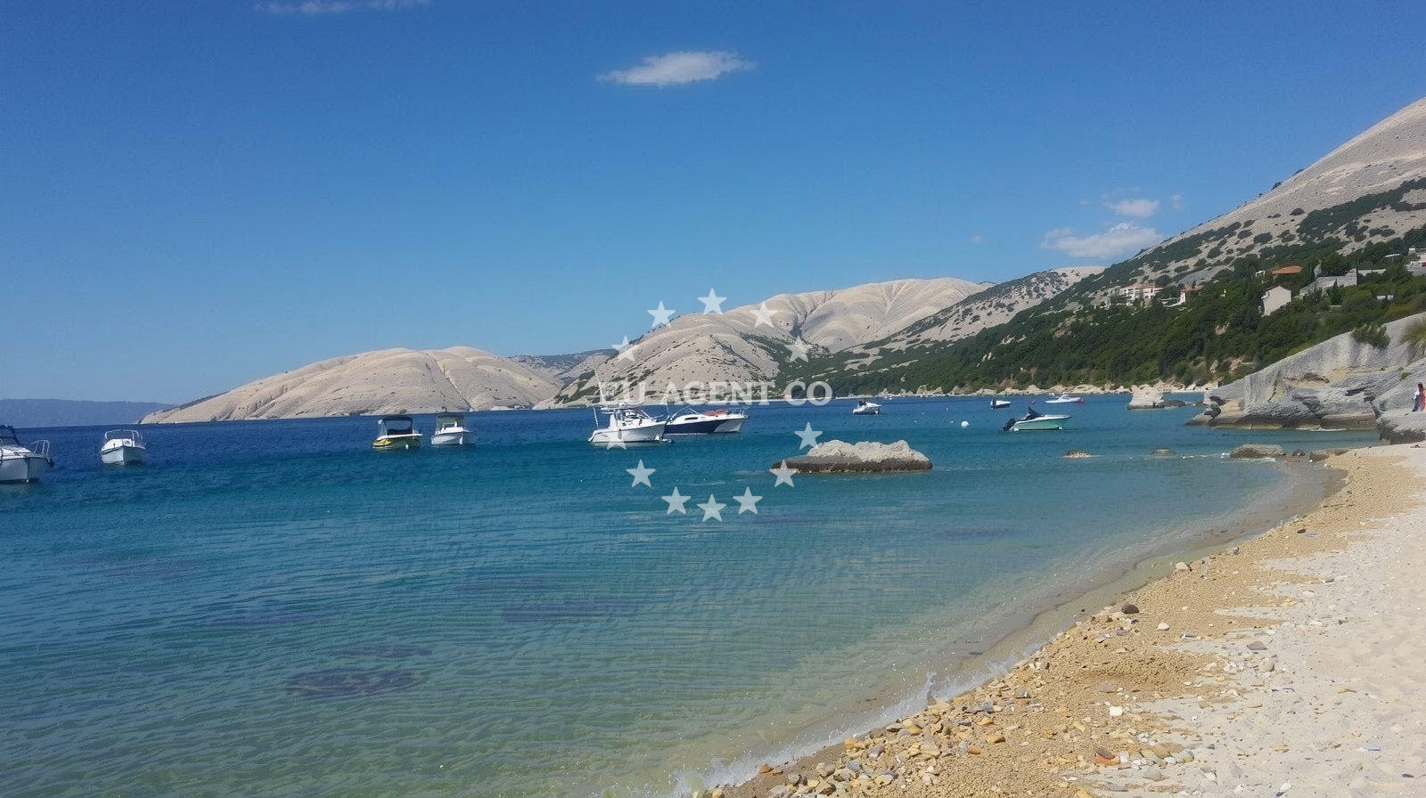 Additional view of Stara Baska beach in Stara Baška 162, Stara Baška