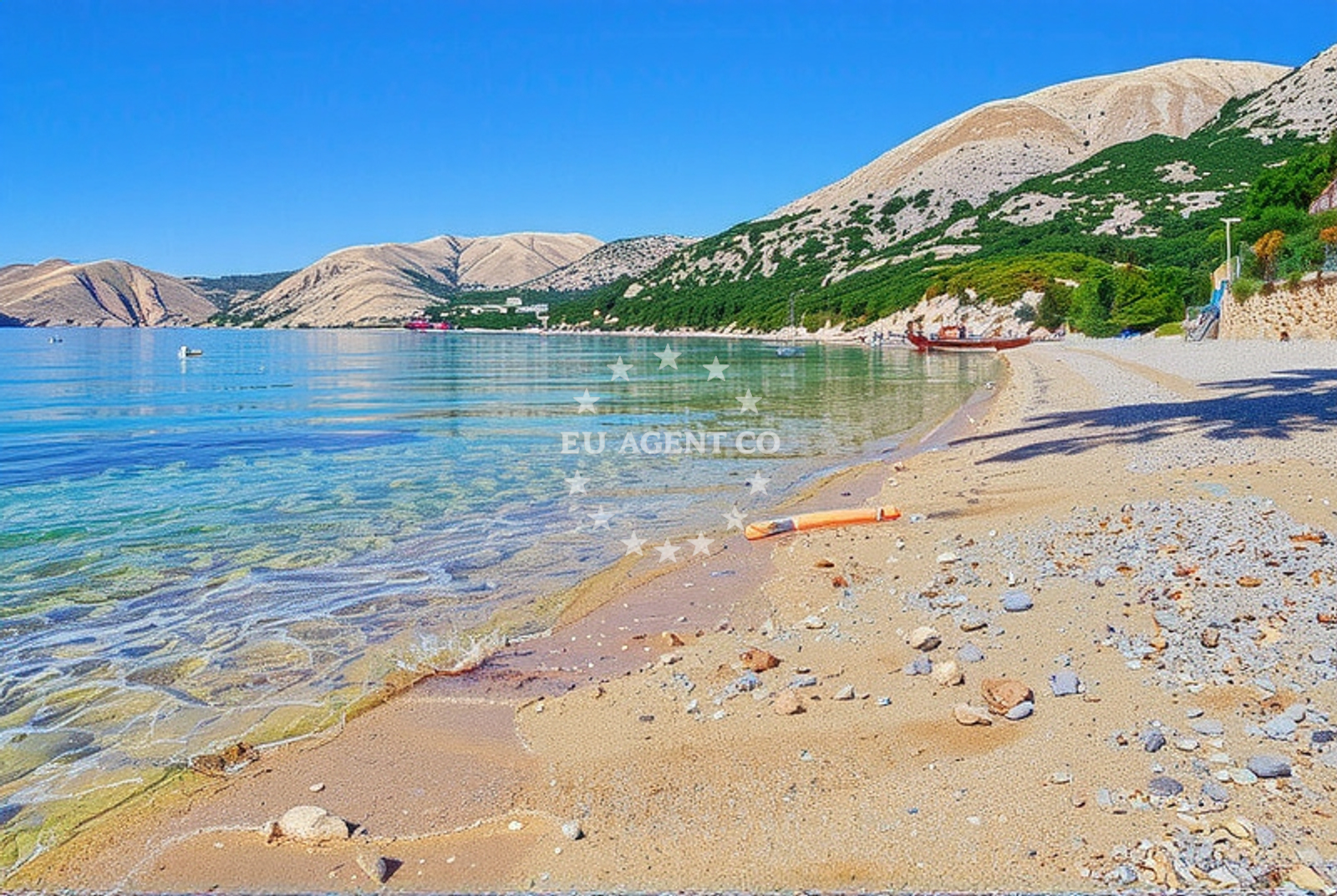Additional view of Stara Baska beach in Stara Baška 162, Stara Baška