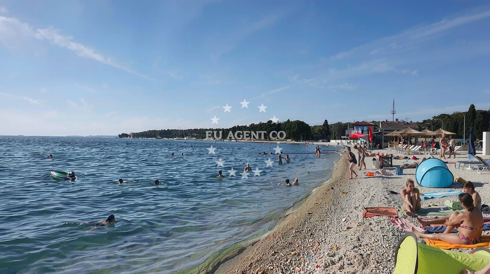 Additional view of Stara Fazana beach in Piazza Grande 3, Fažana